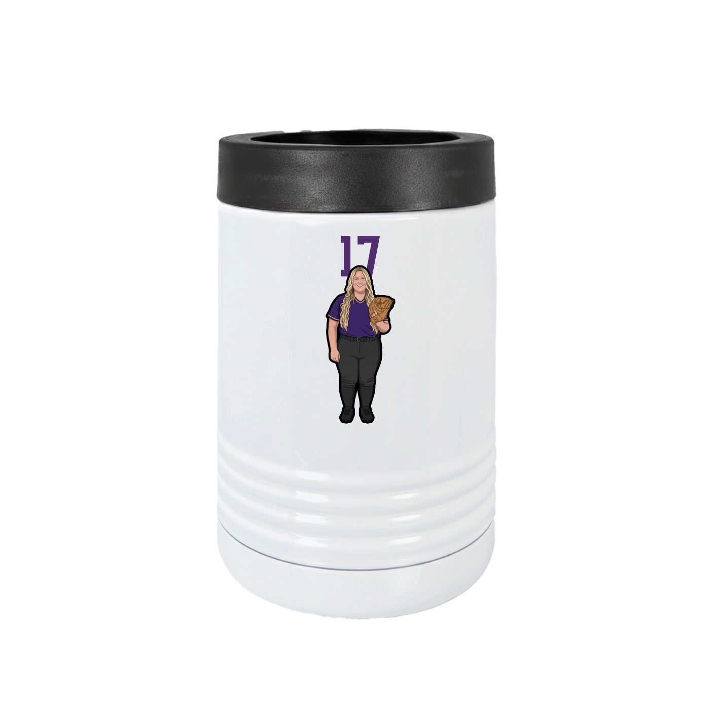Beverage Holder — Number Top in White