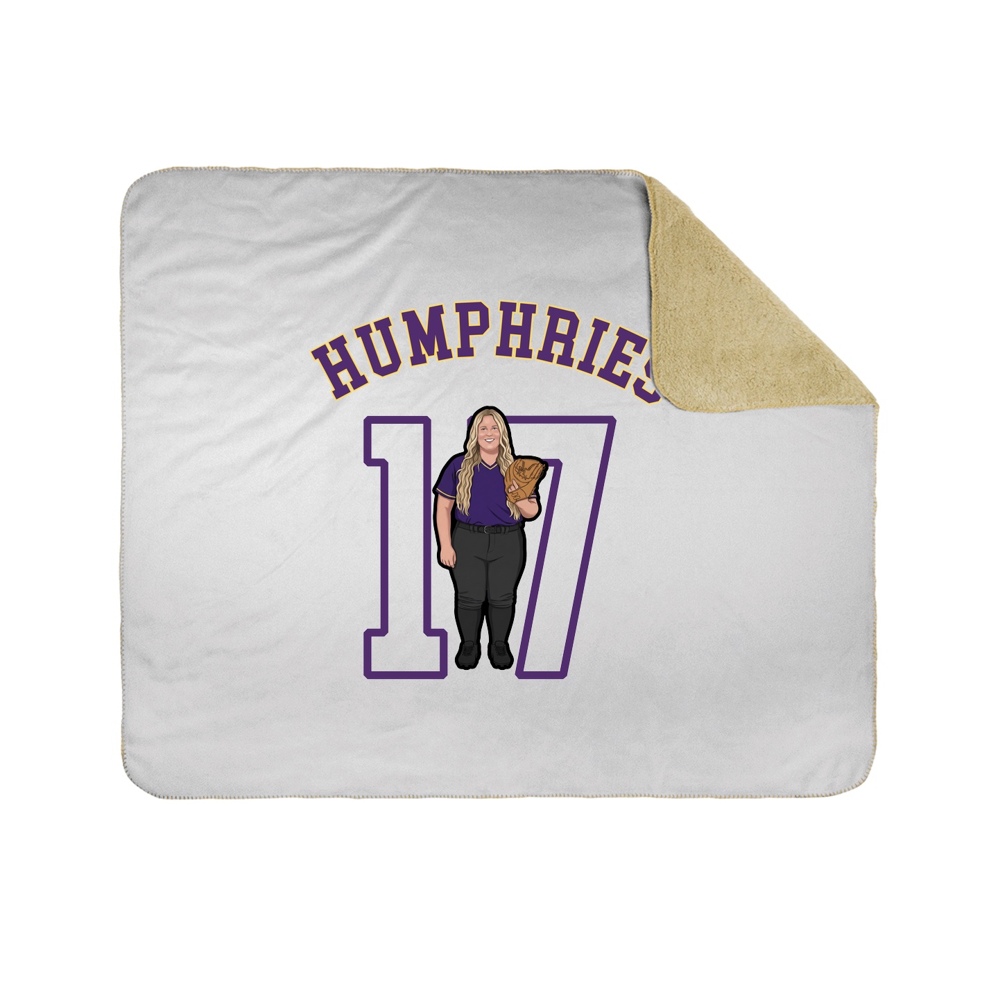 Throw Blanket — Shirsey Arch in White