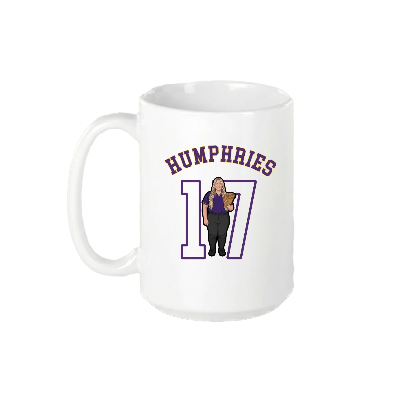 15oz Coffee Mug — Shirsey Arch in White