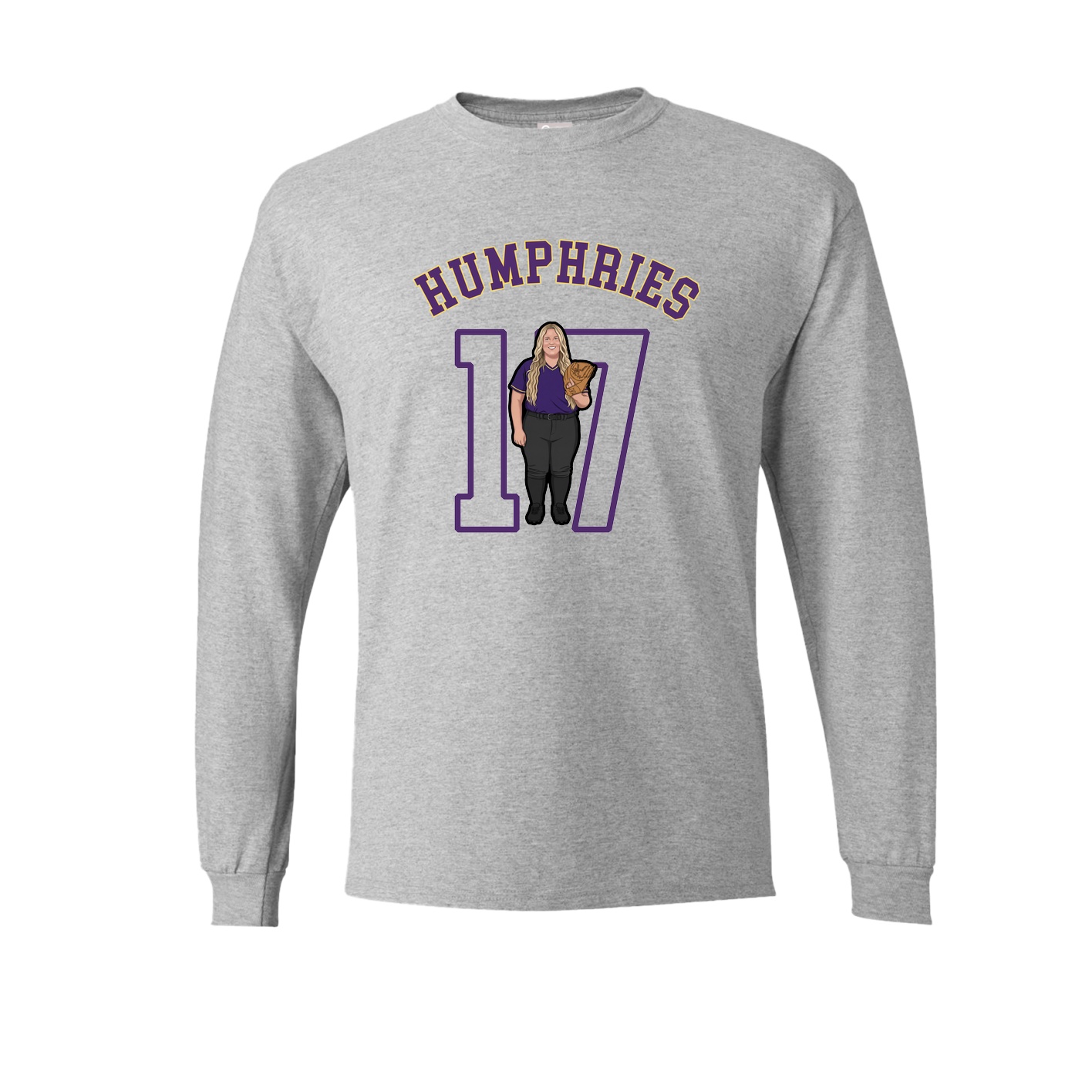 Long Sleeve Tee — Shirsey Arch in Grey