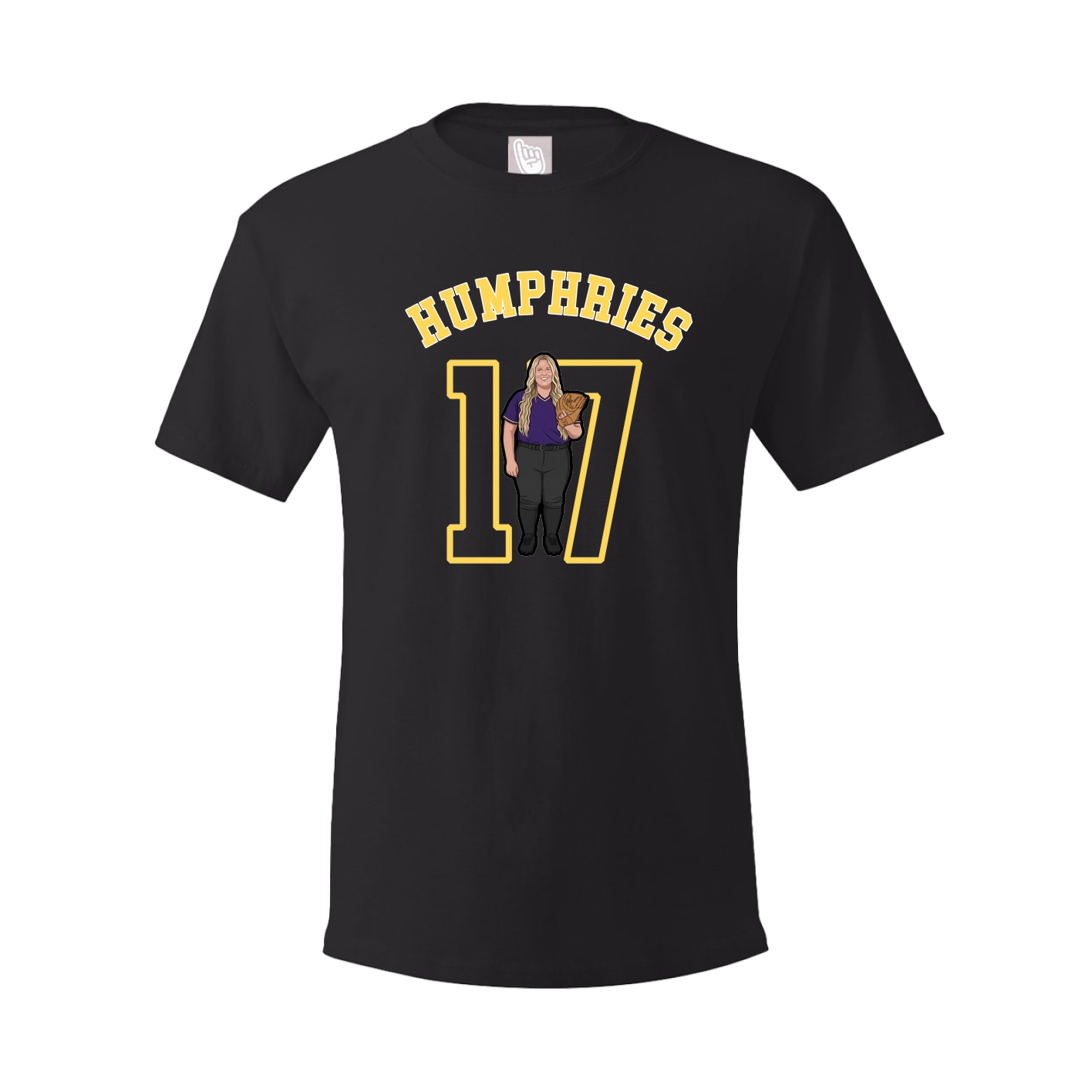 Youth Tee — Shirsey Arch in Black