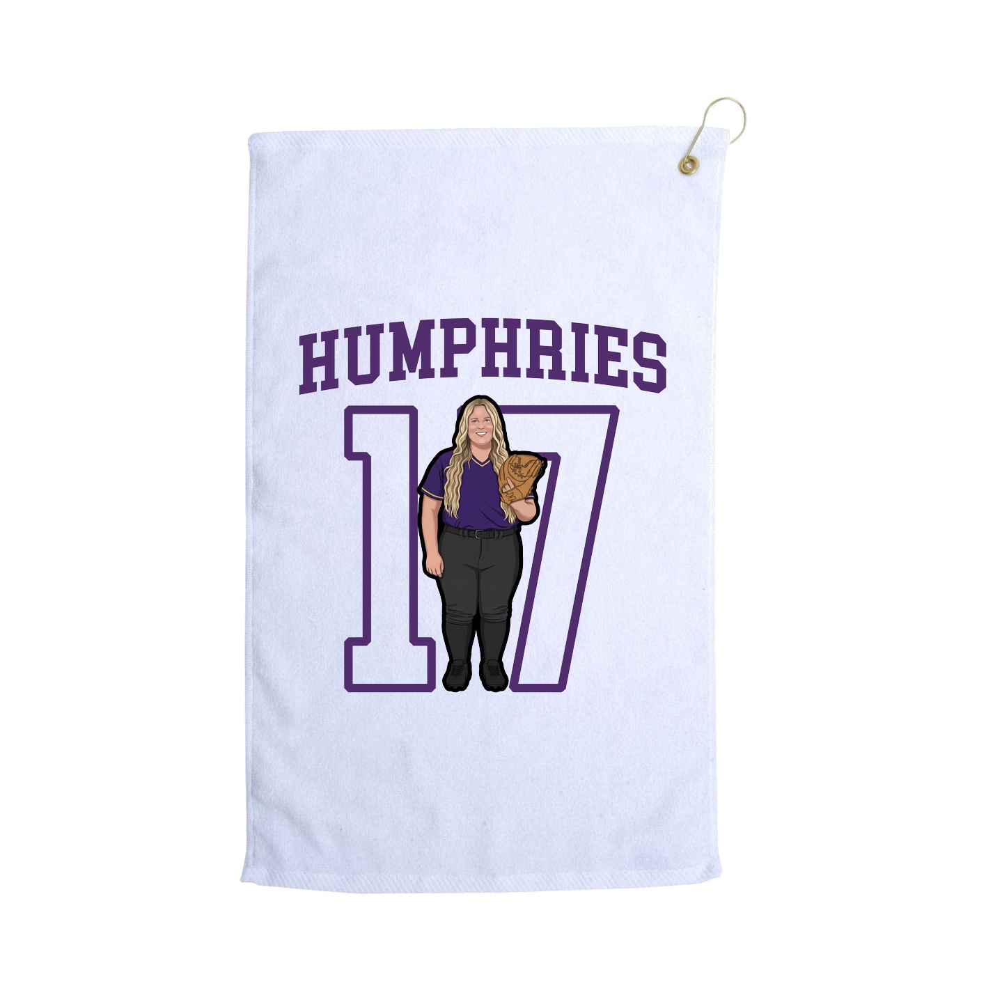 Golf Towel — Shirsey in White