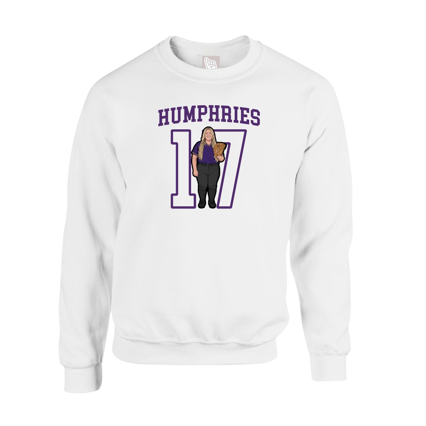 Fleece Crew — Shirsey in White