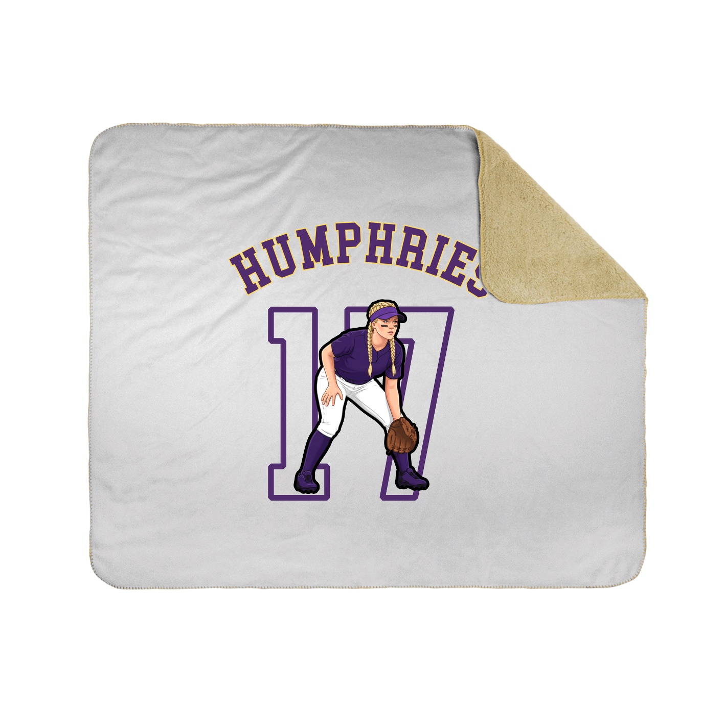 Throw Blanket — Shirsey Arch in White