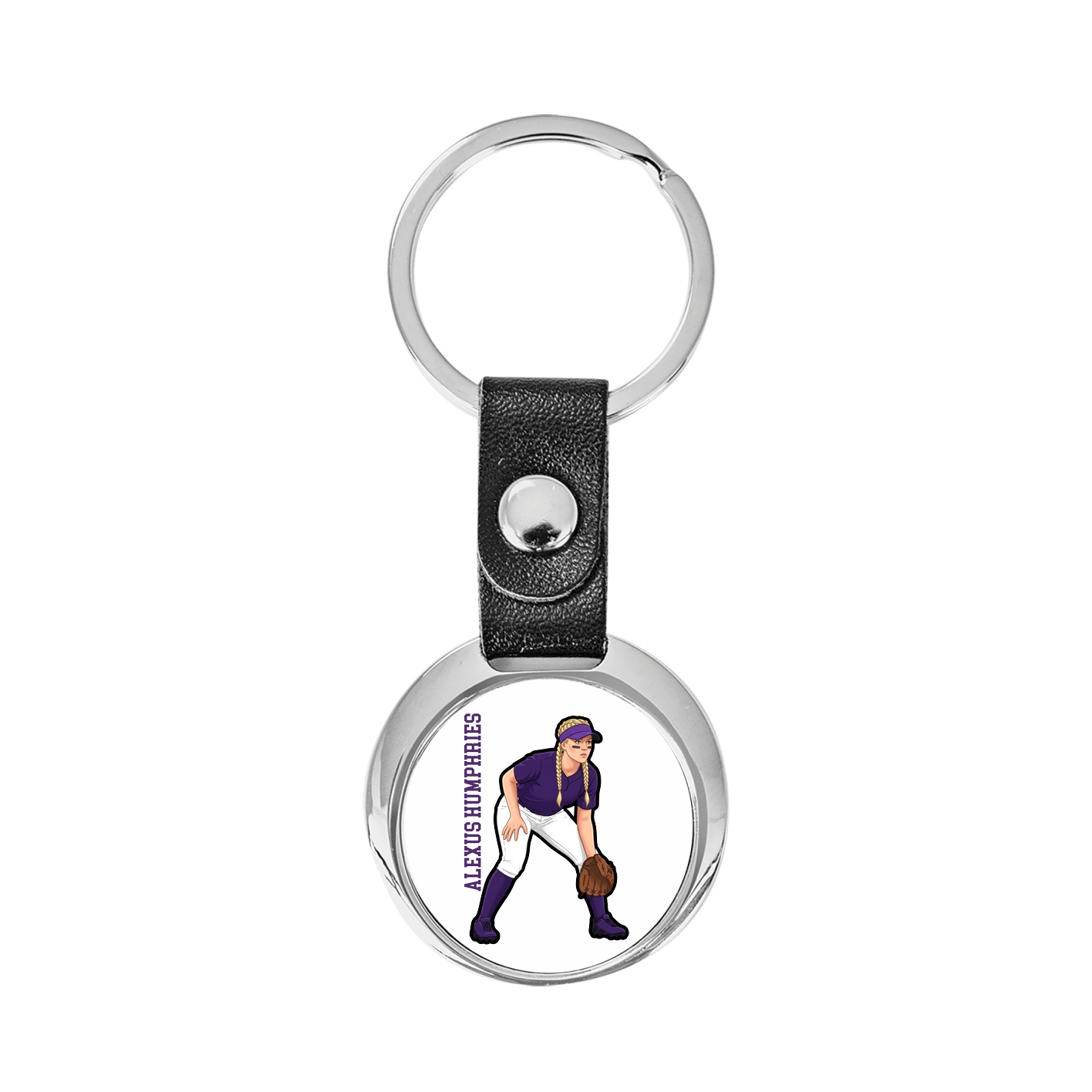 Key Chain — Name Vertical in Classic