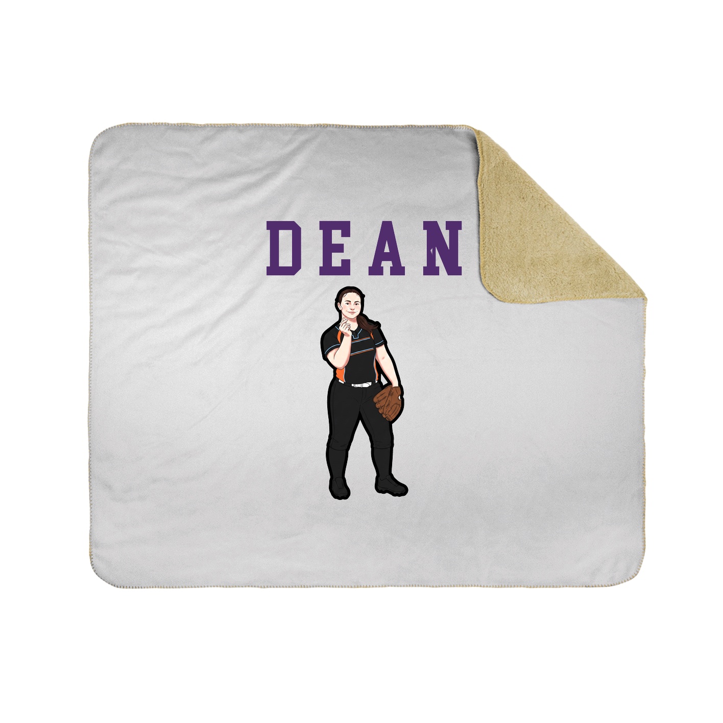 Throw Blanket — Shirsey in White