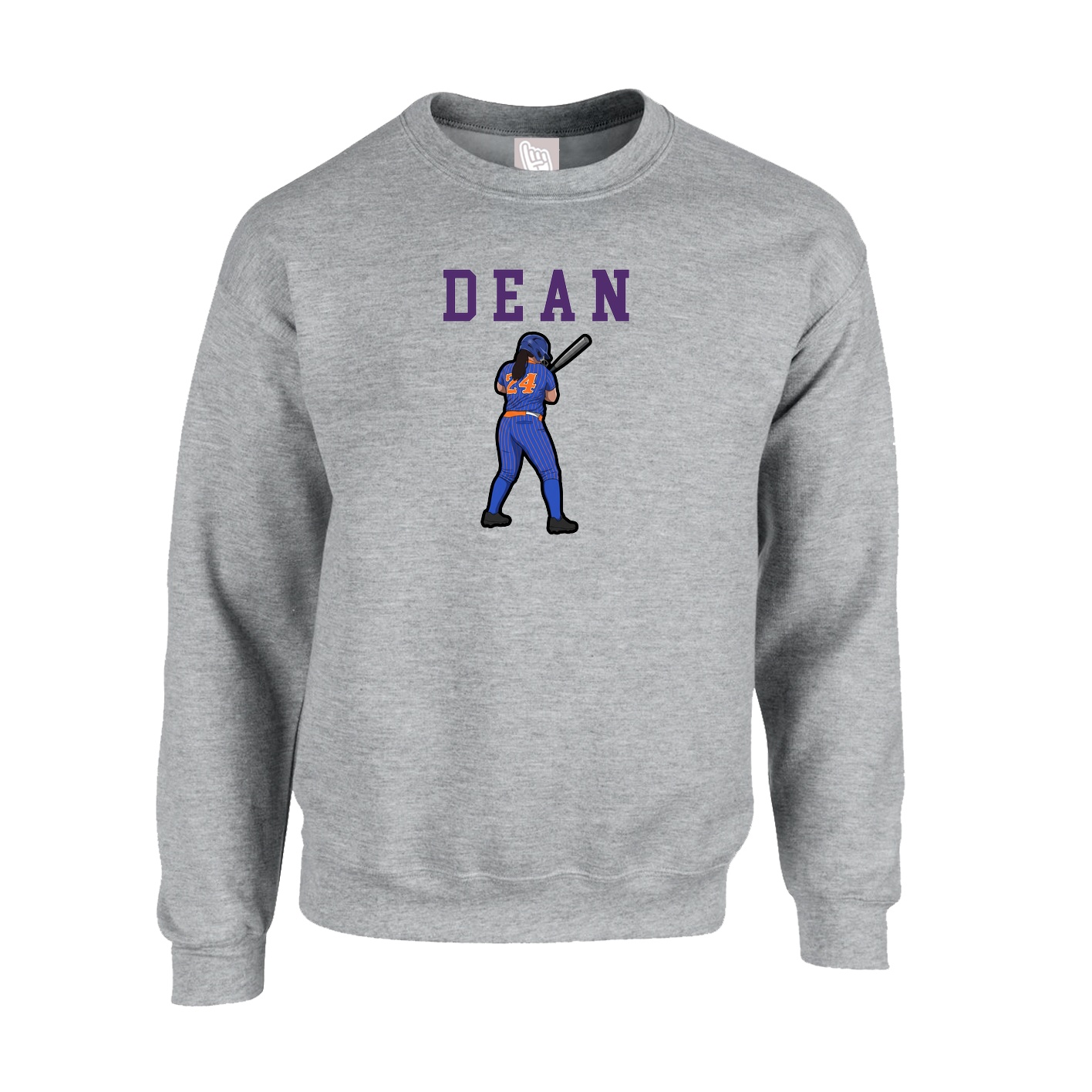 Fleece Crew — Shirsey in Grey