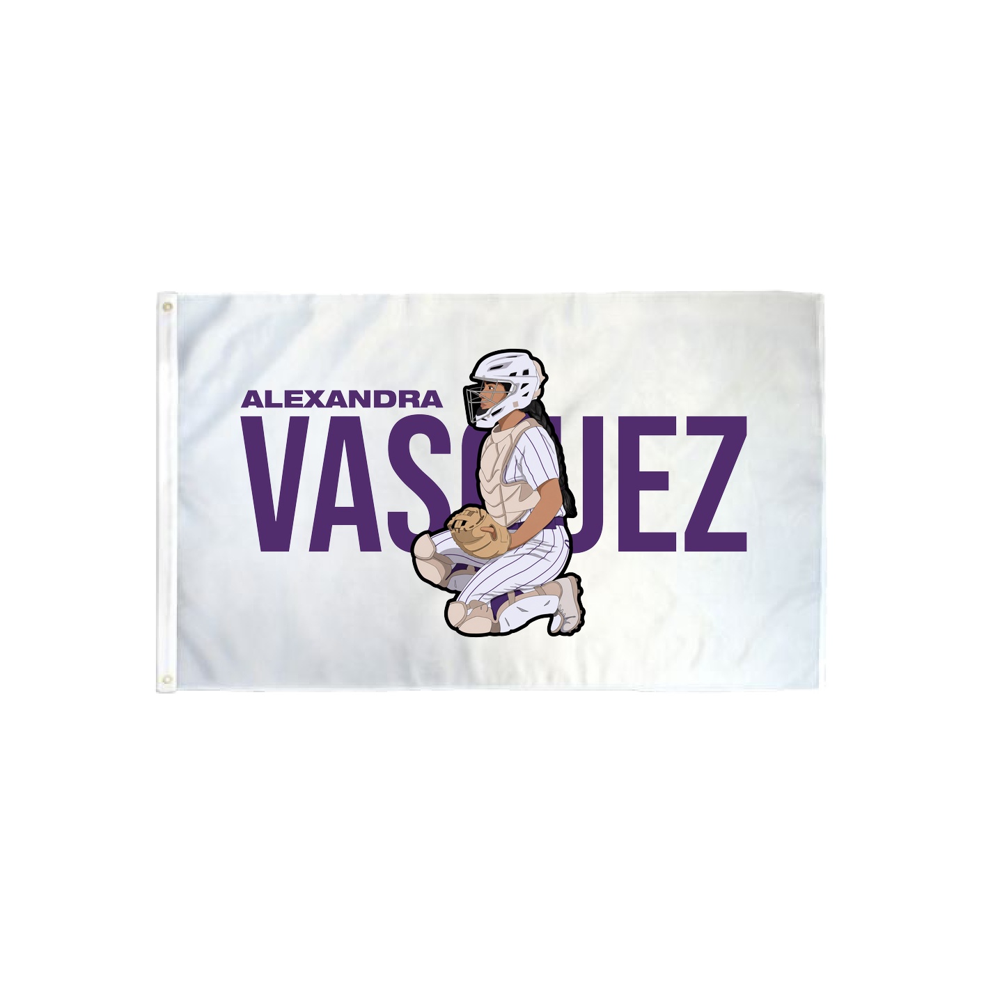 3x5 Flag — Player Name in Classic