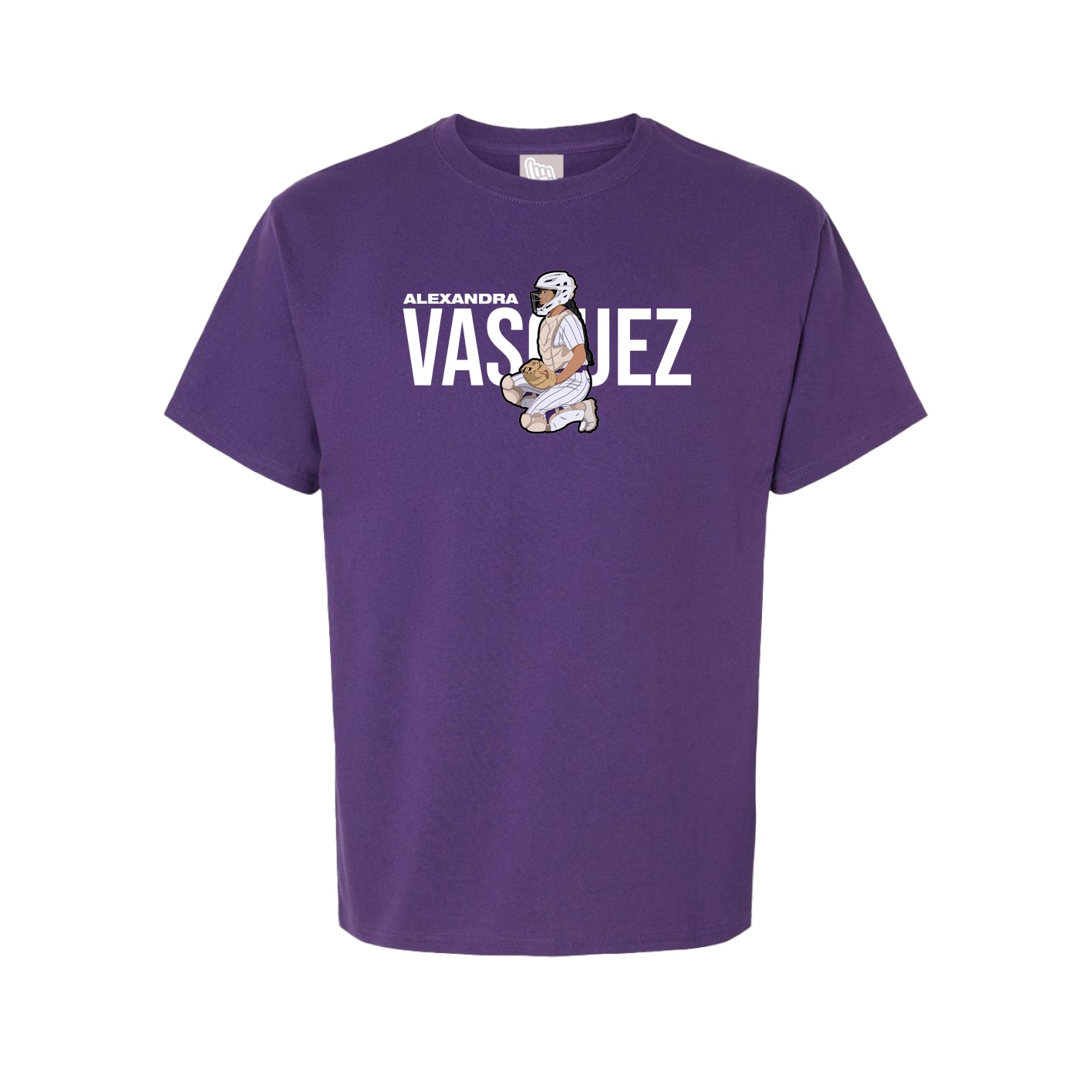 Youth Tee — Player Name in Purple