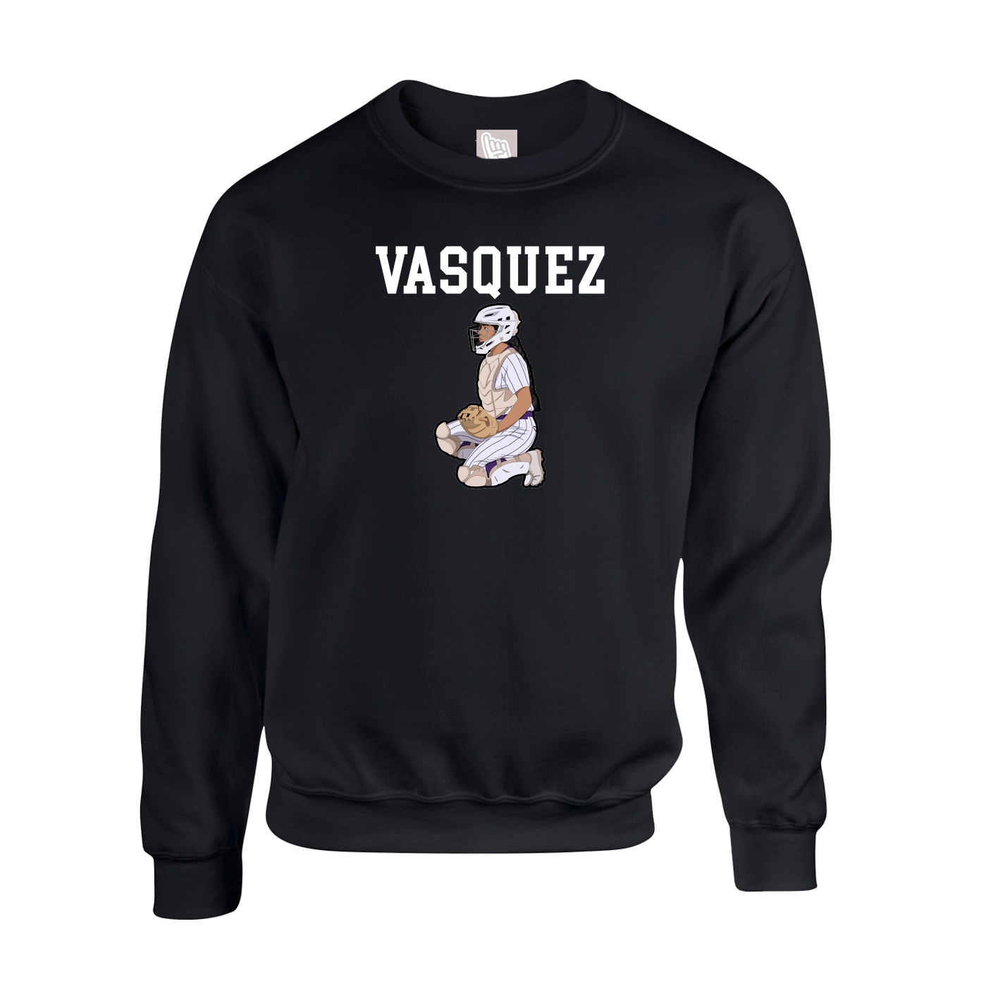 Fleece Crew — Shirsey in Black