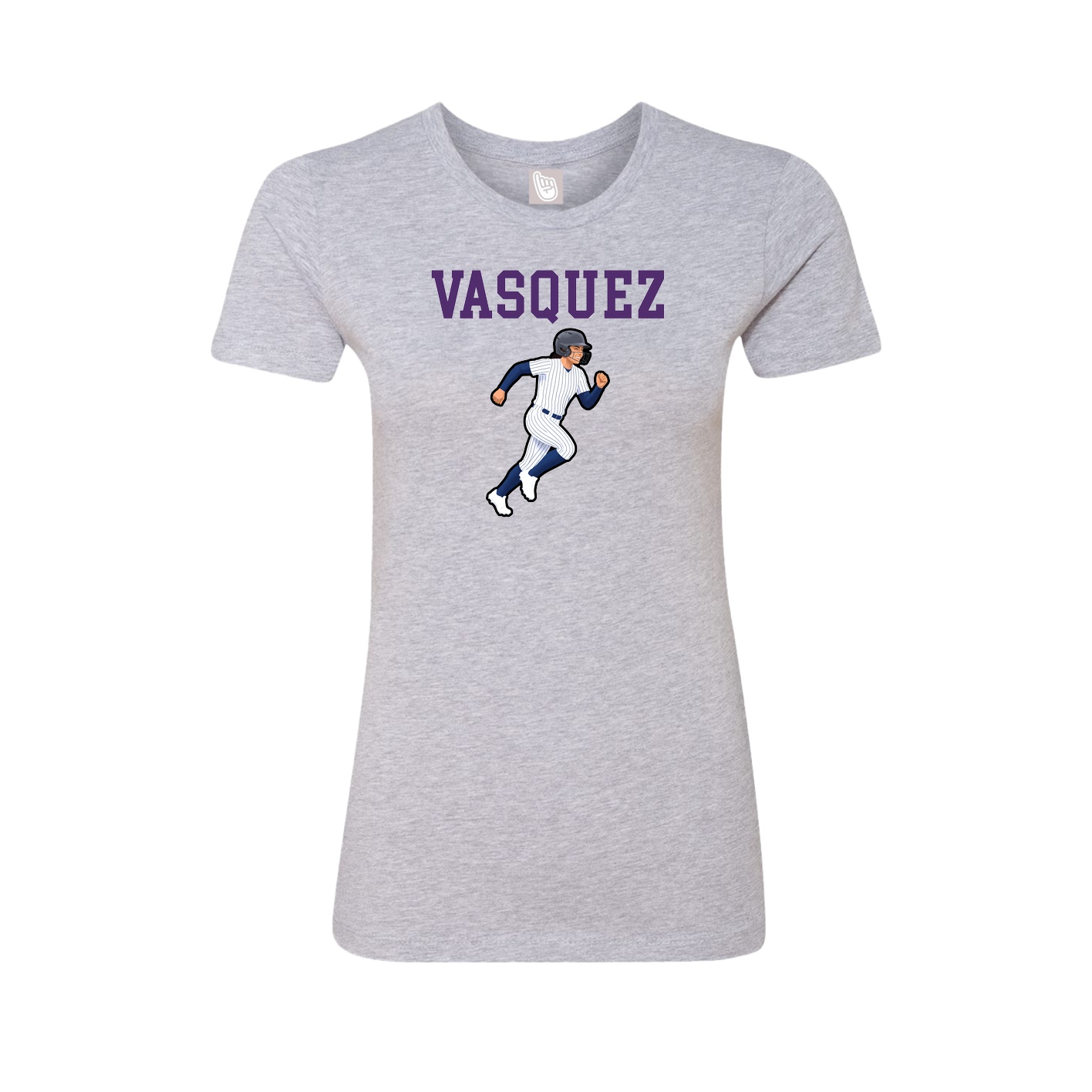 Fitted Women's Tee — Shirsey in Grey