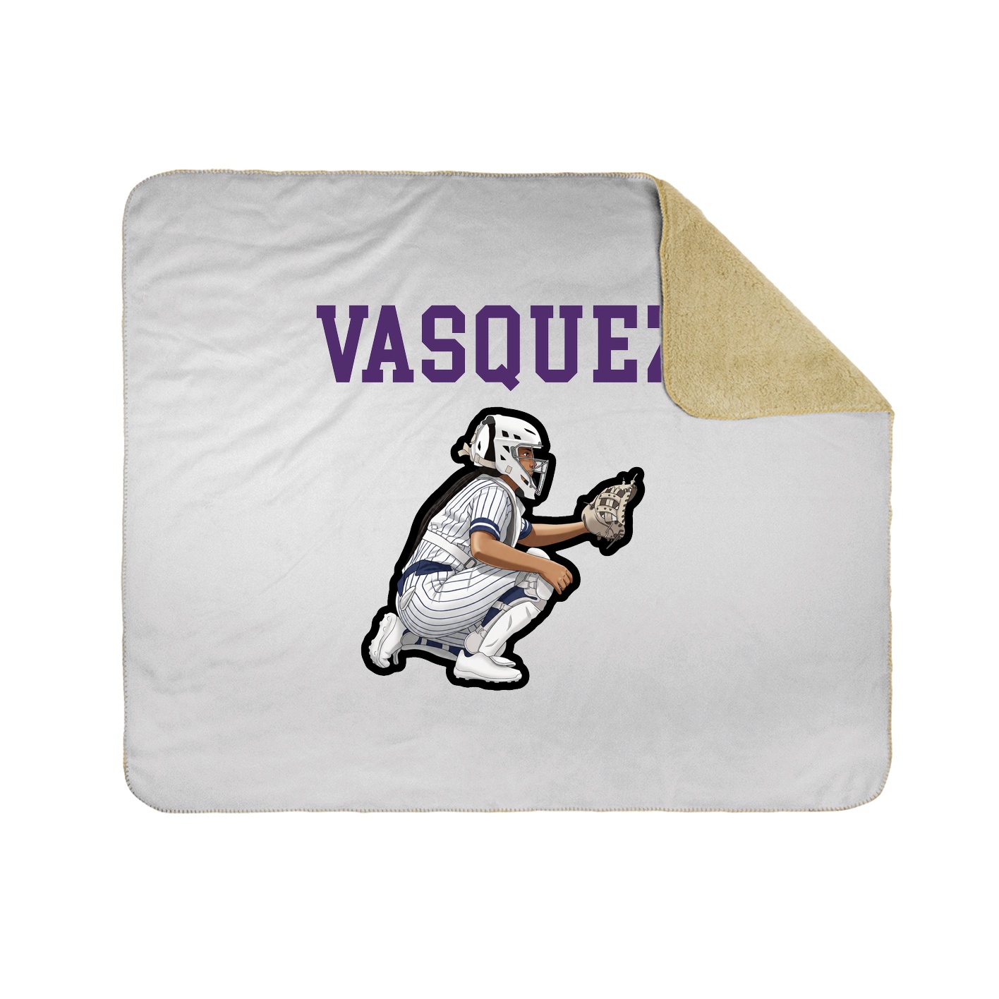 Throw Blanket — Shirsey in White