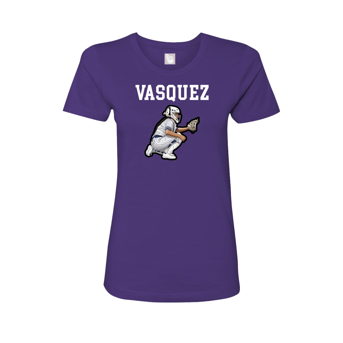 Fitted Women's Tee — Shirsey in Purple