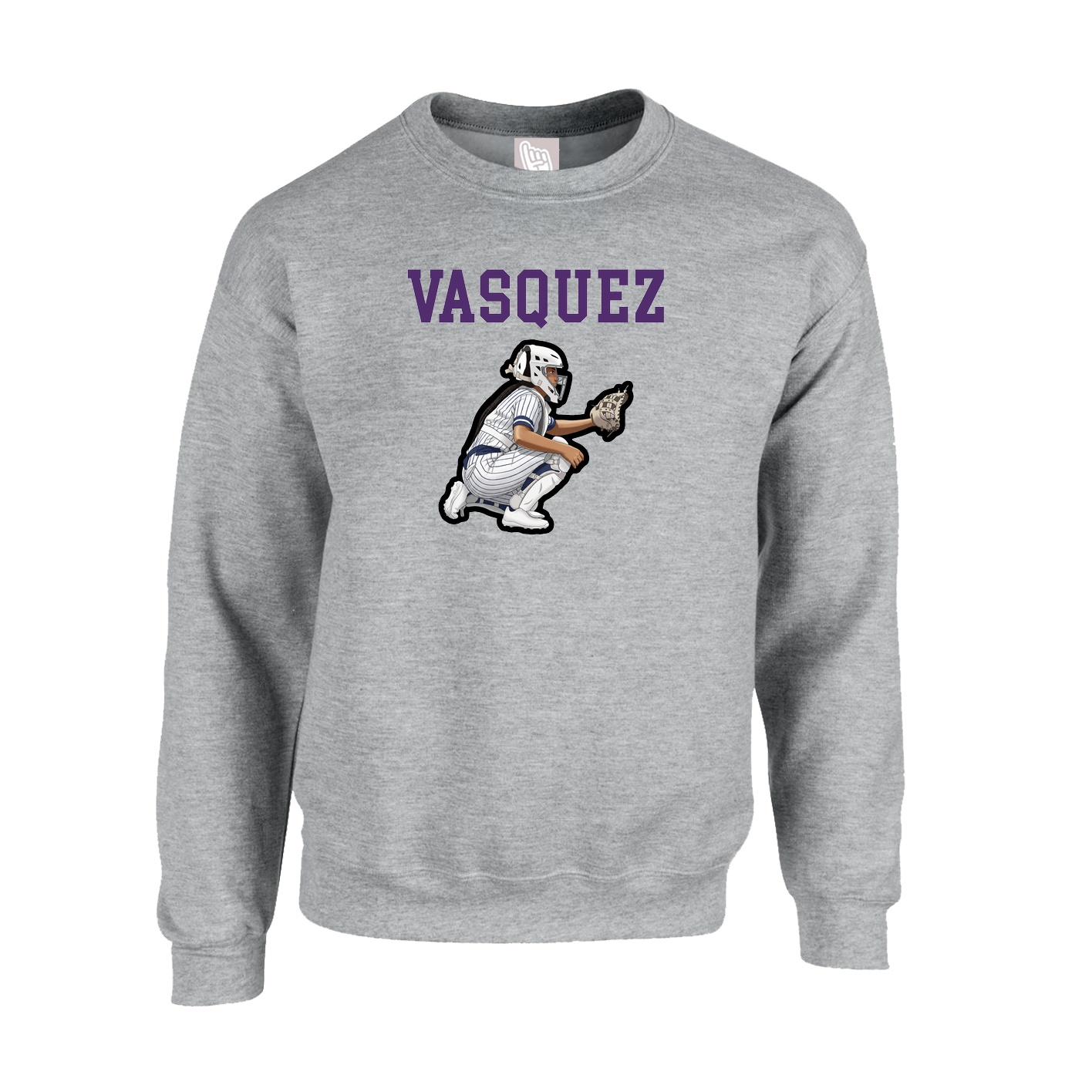 Fleece Crew — Shirsey in Grey