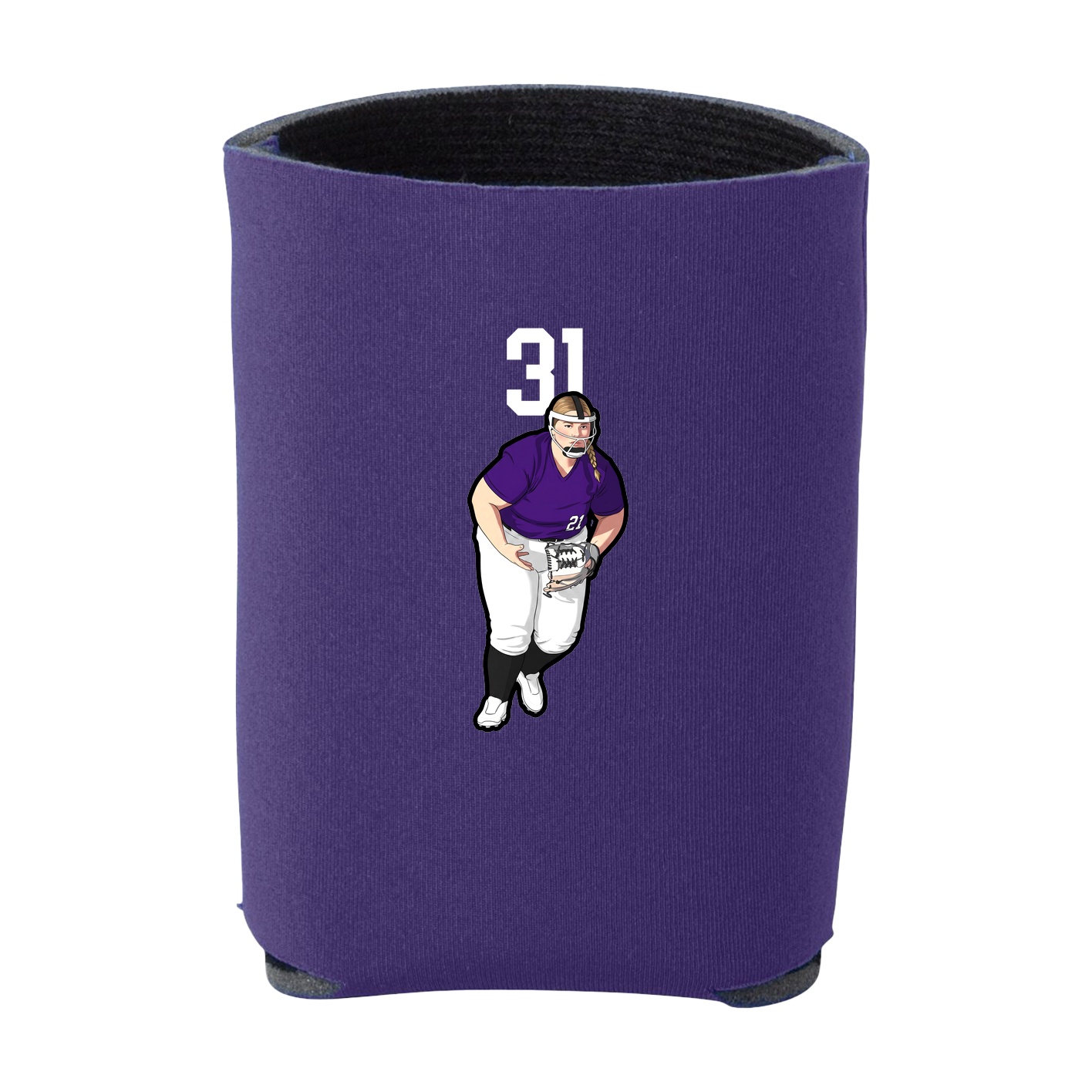 Can Holder — Number Top in Purple