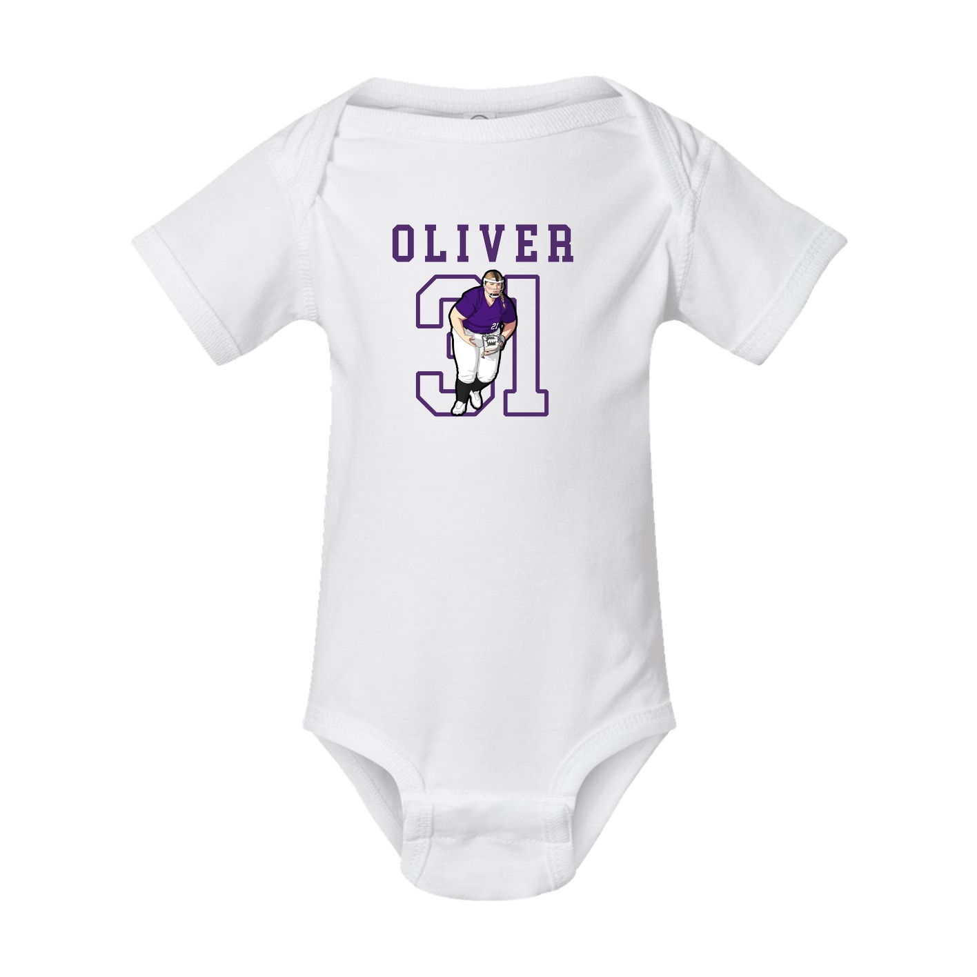 Baby Onesie — Shirsey in White
