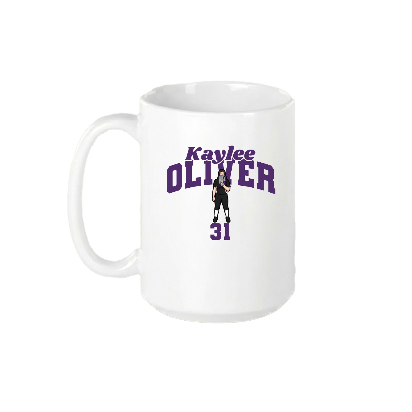 15oz Coffee Mug — Signature Arch in White