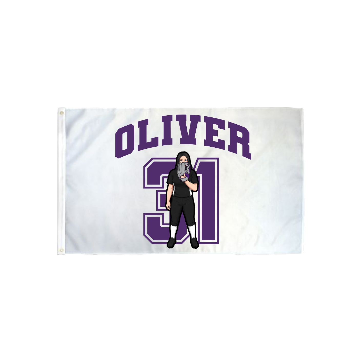 3x5 Flag — Number in Classic