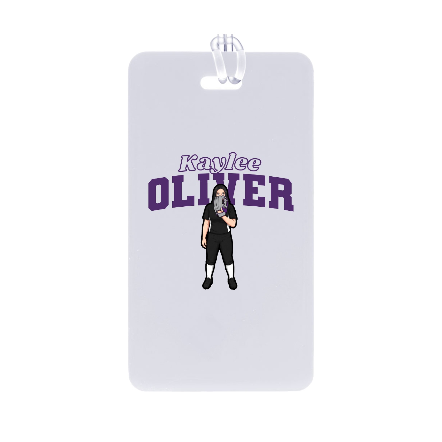 Bag Tag — Name Arch in Classic