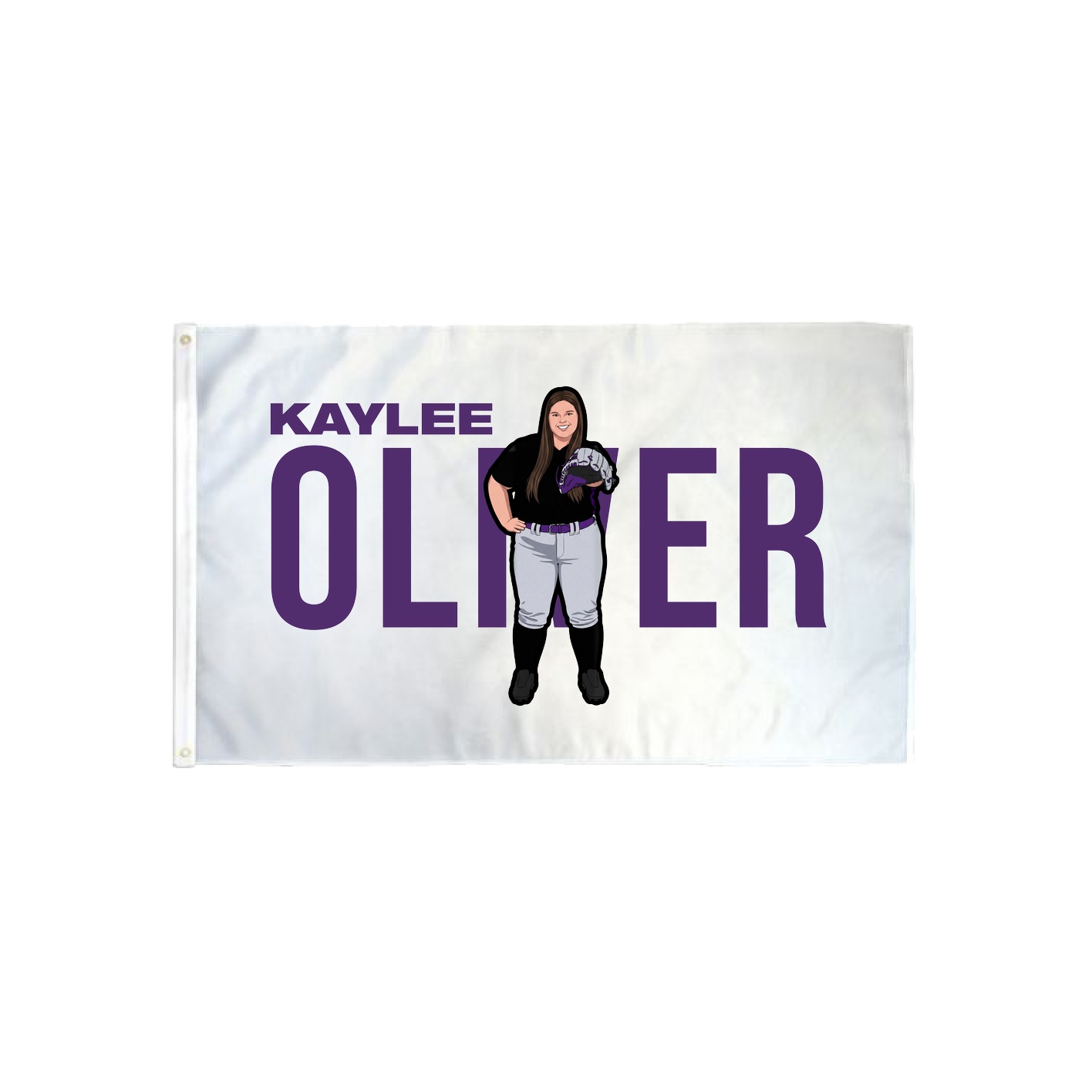 3x5 Flag — Player Name in Classic