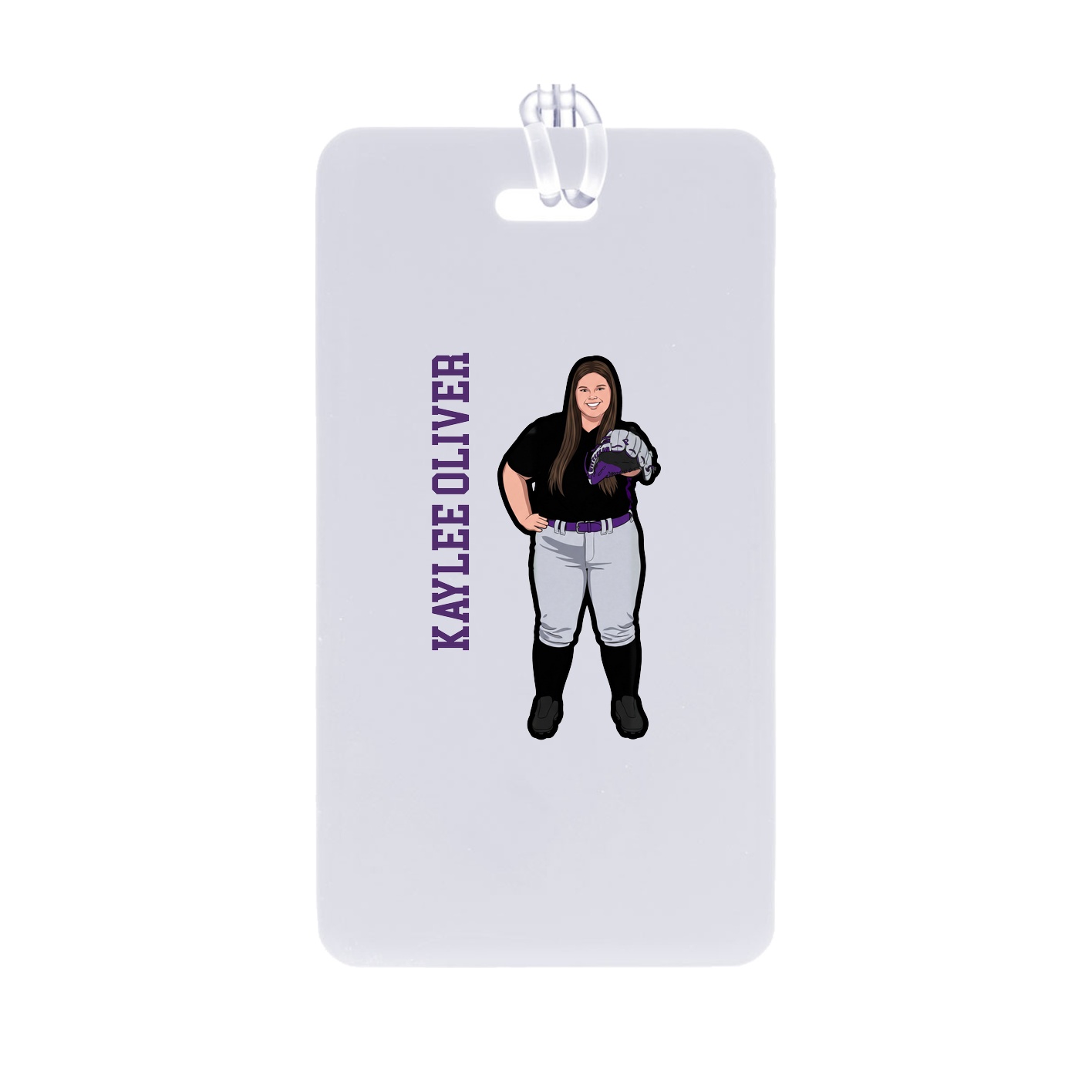 Bag Tag — Name Vertical in Classic