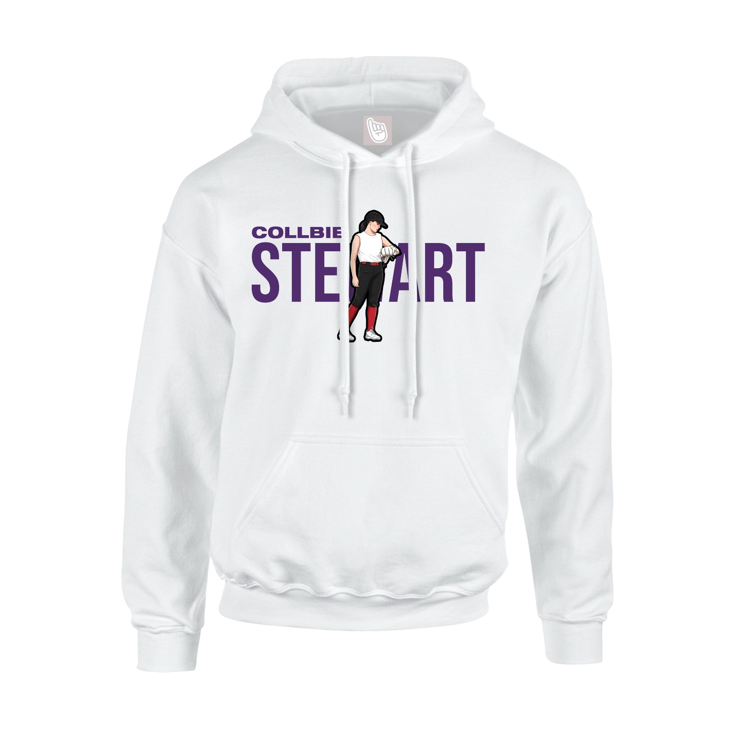 Hoodie — Player Name in White