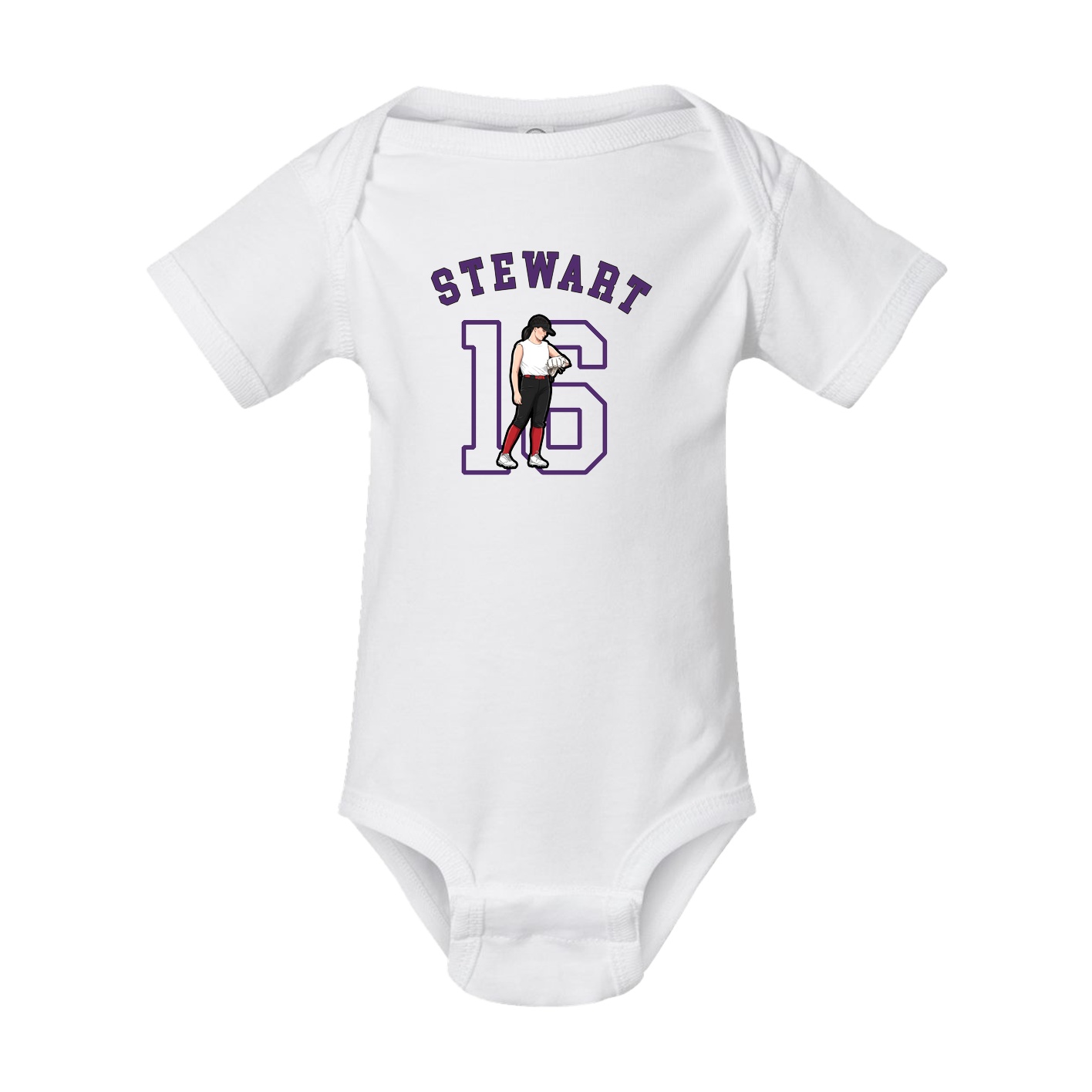 Baby Onesie — Shirsey Arch in White