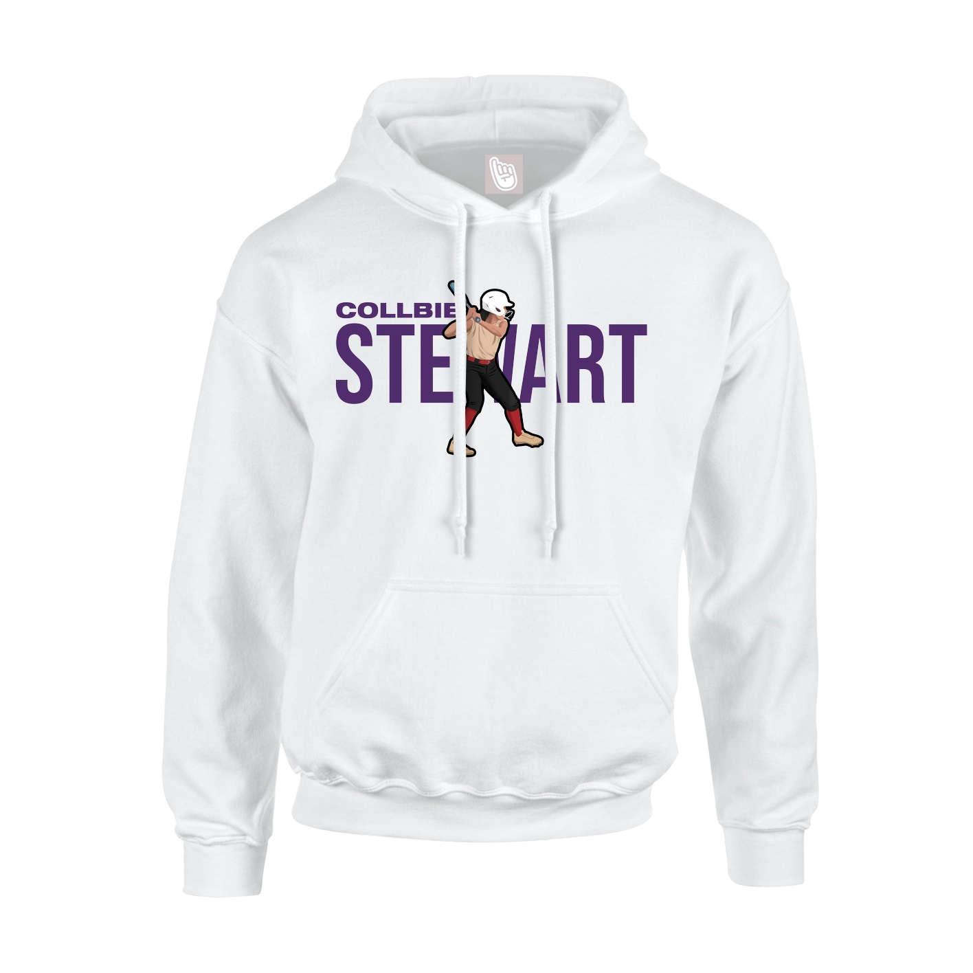Hoodie — Player Name in White
