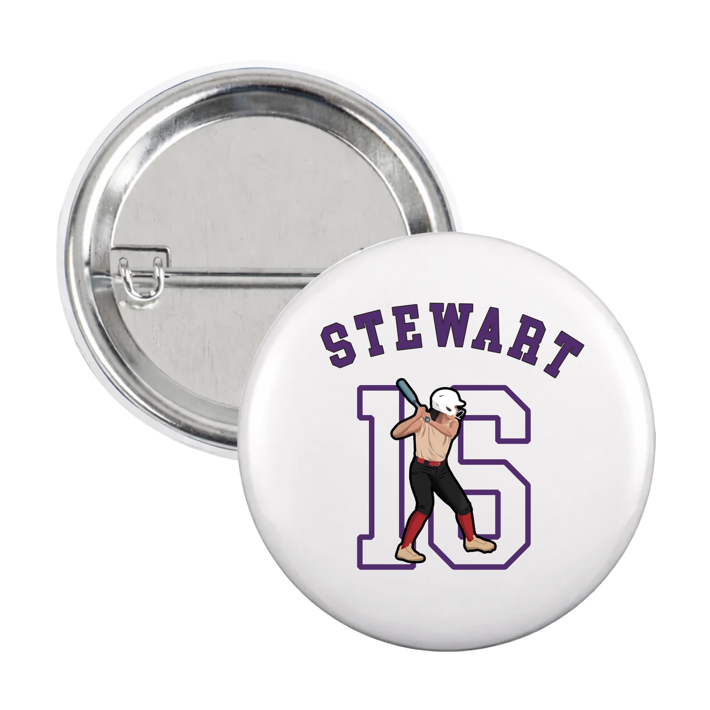 Game Day Button — Shirsey Arch in White