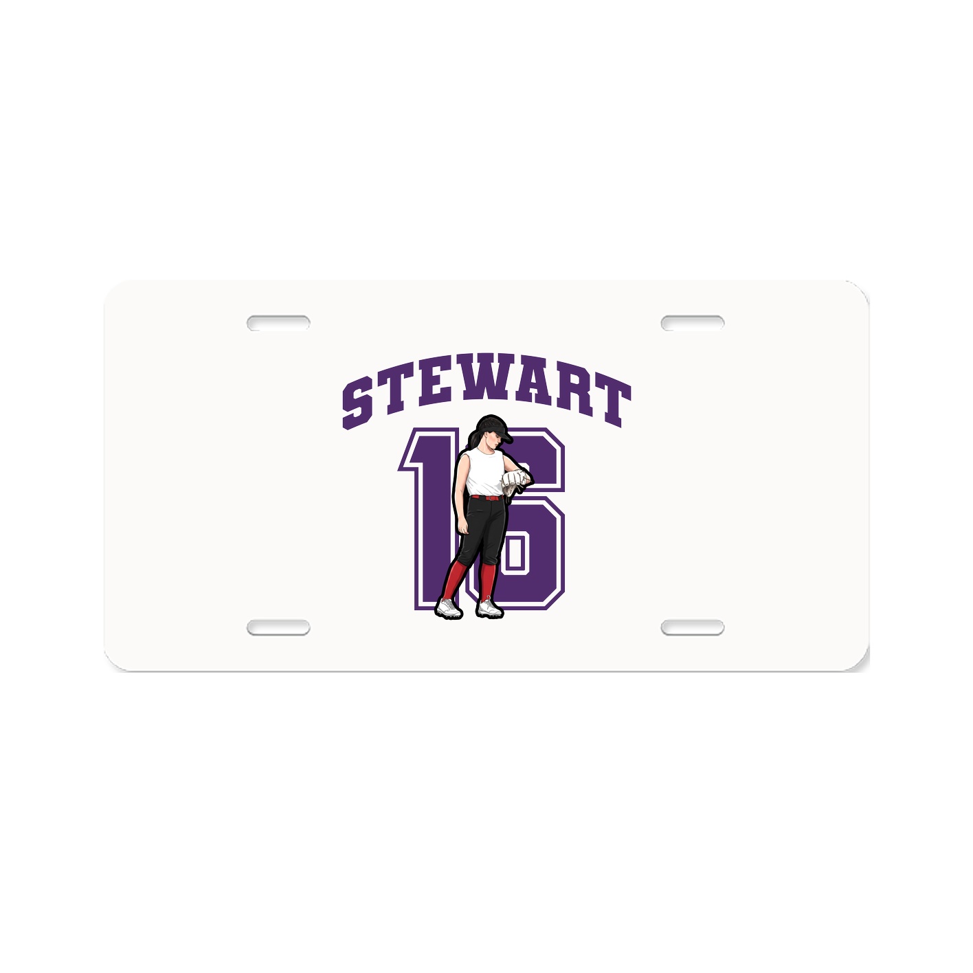 License Plate — Number in Classic