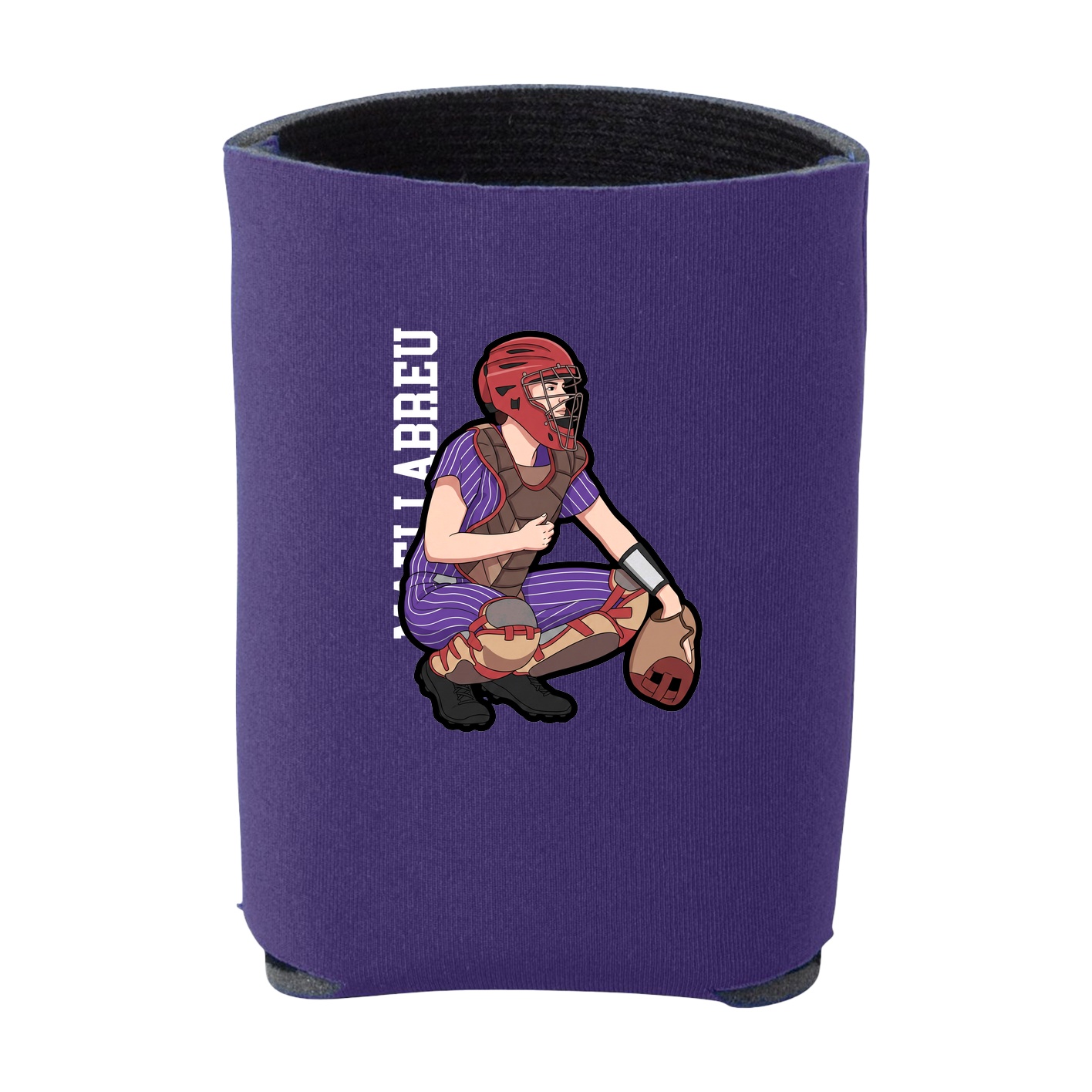 Can Holder — Name Vertical in Purple
