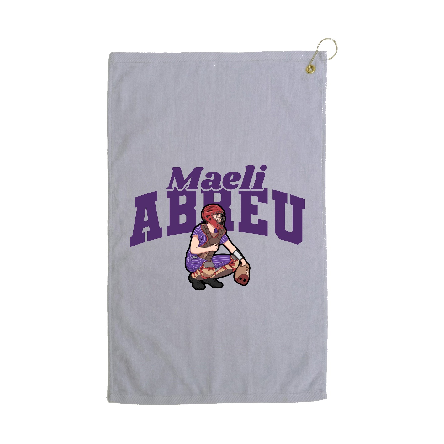 Golf Towel — Signature Arch in Grey