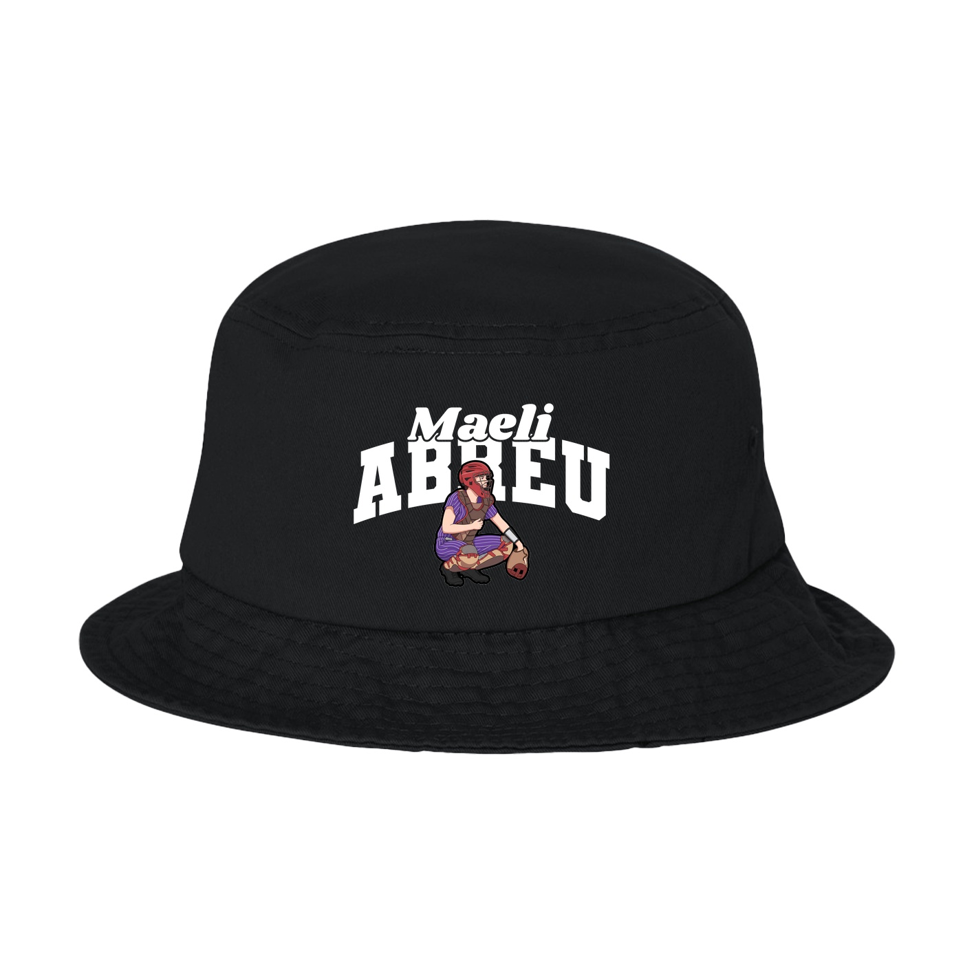 Bucket Cap — Signature Arch in Black