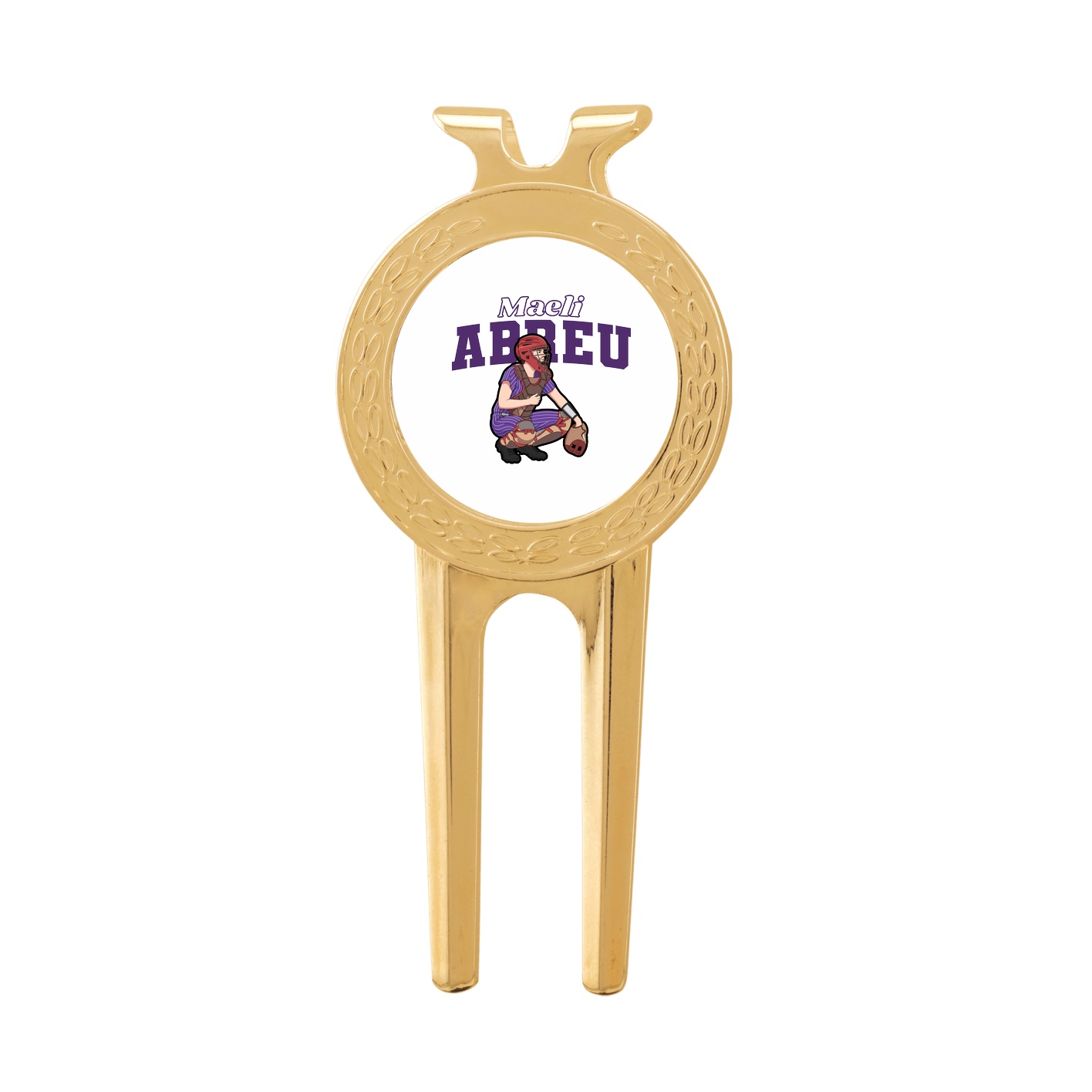 Divot Tool with Ball Marker — Name Arch in Classic