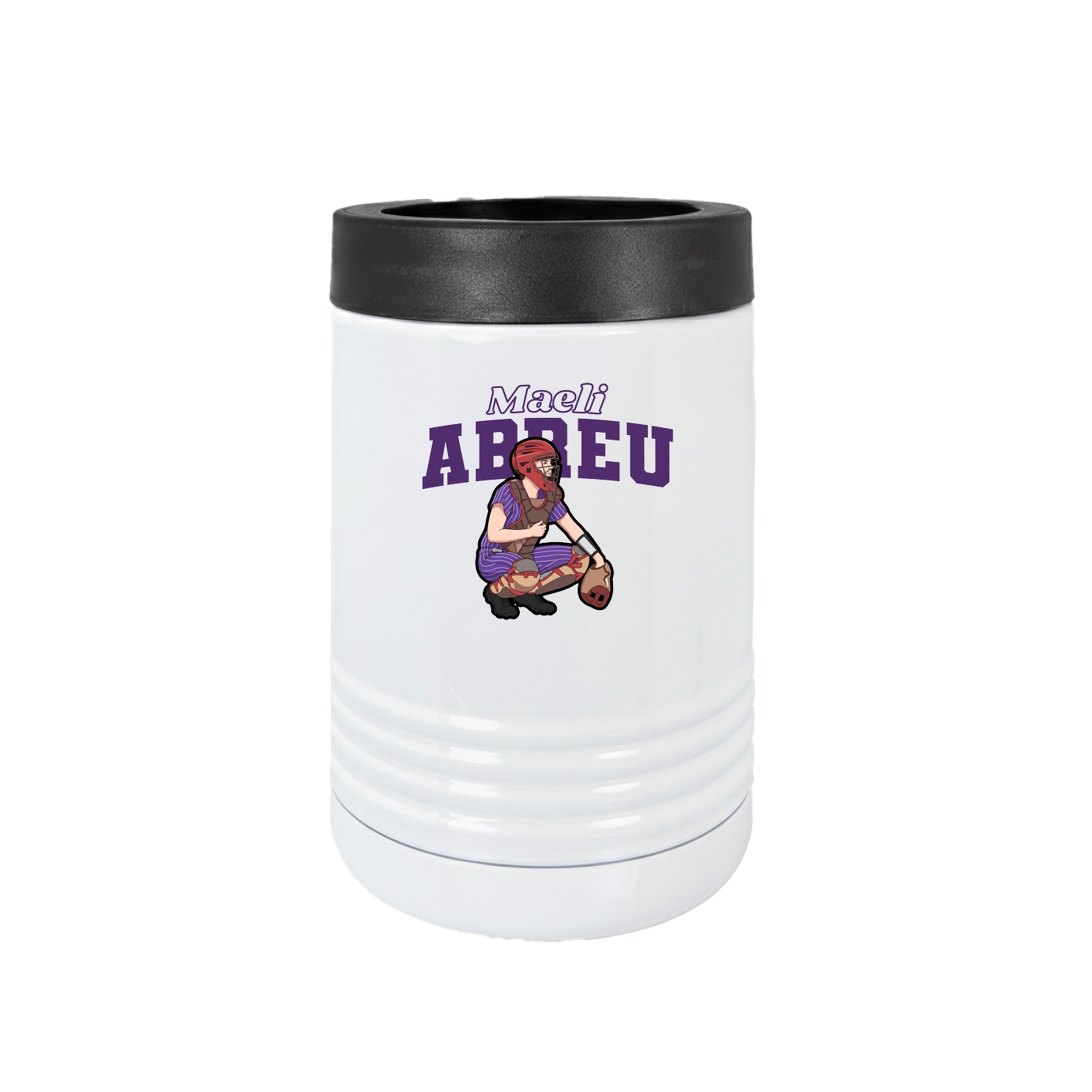 Beverage Holder — Name Arch in White