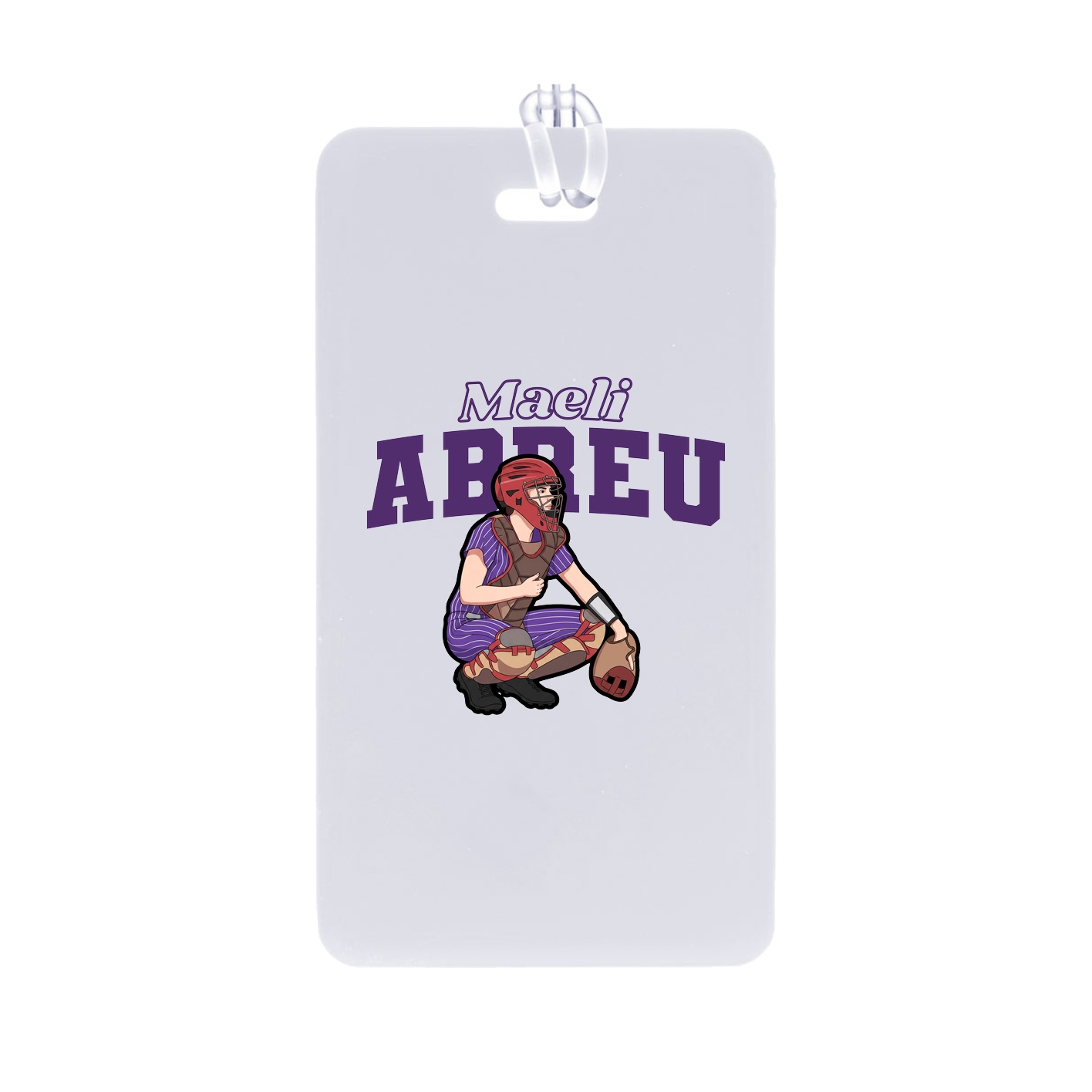 Bag Tag — Name Arch in Classic