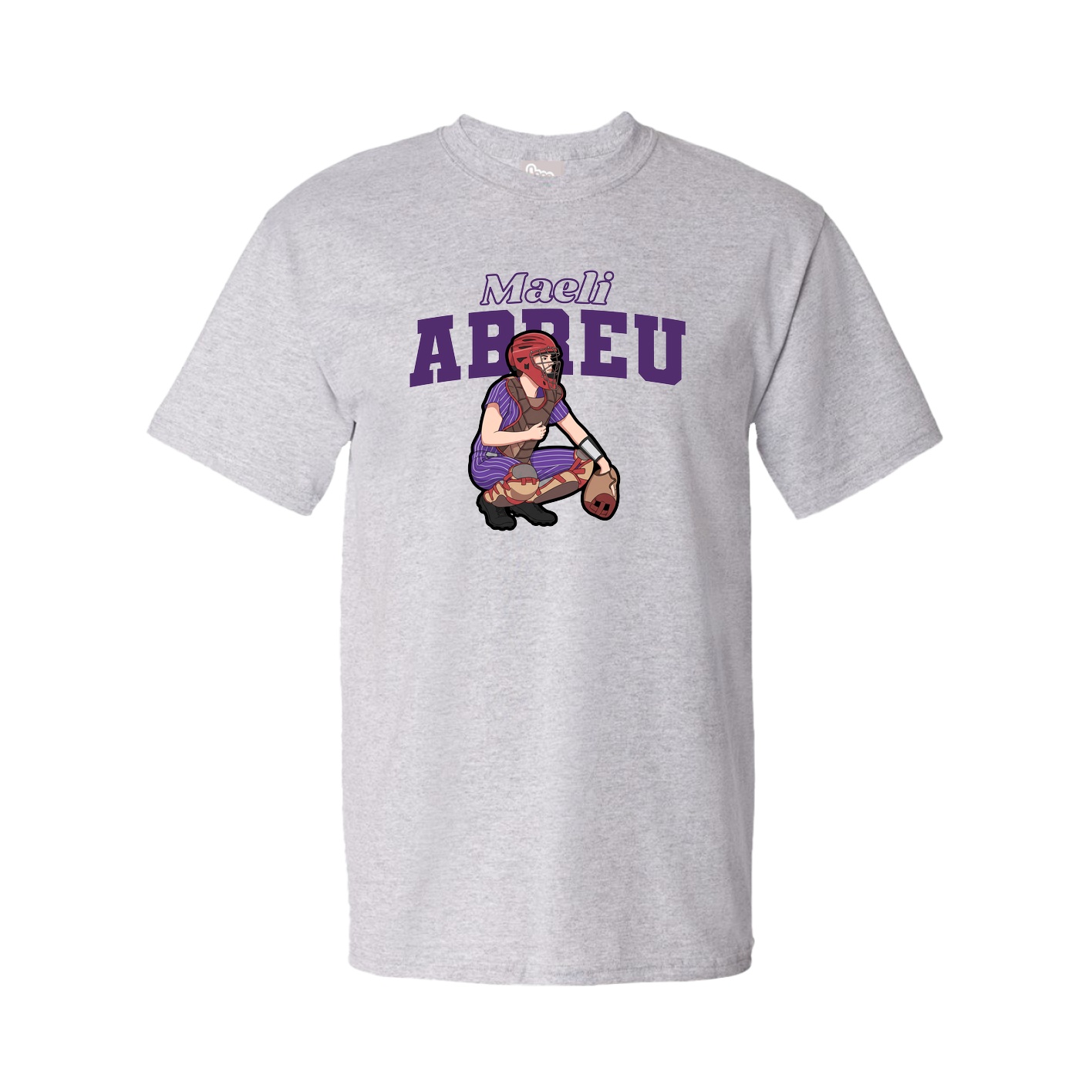 Tee — Name Arch in Grey