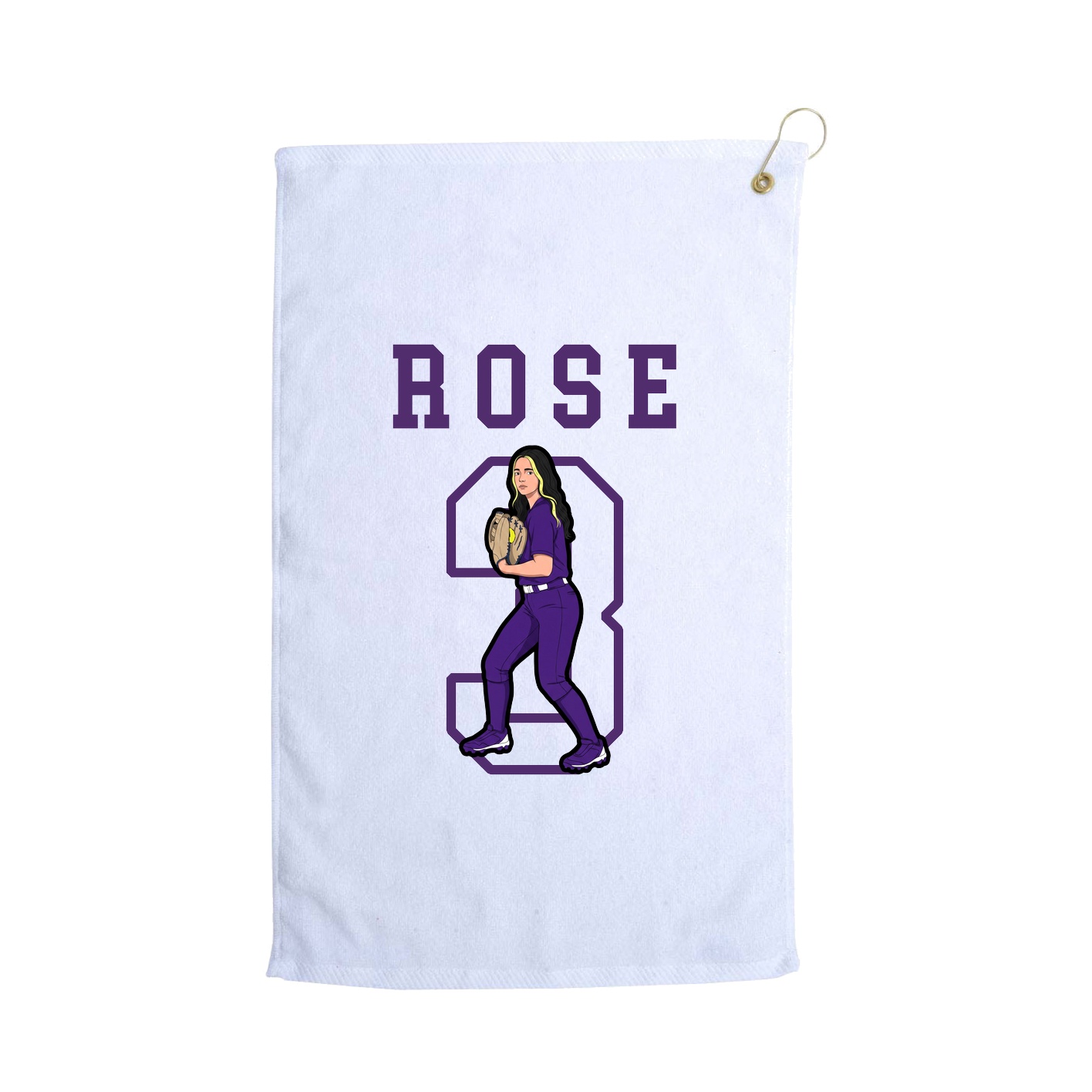 Golf Towel — Shirsey in White