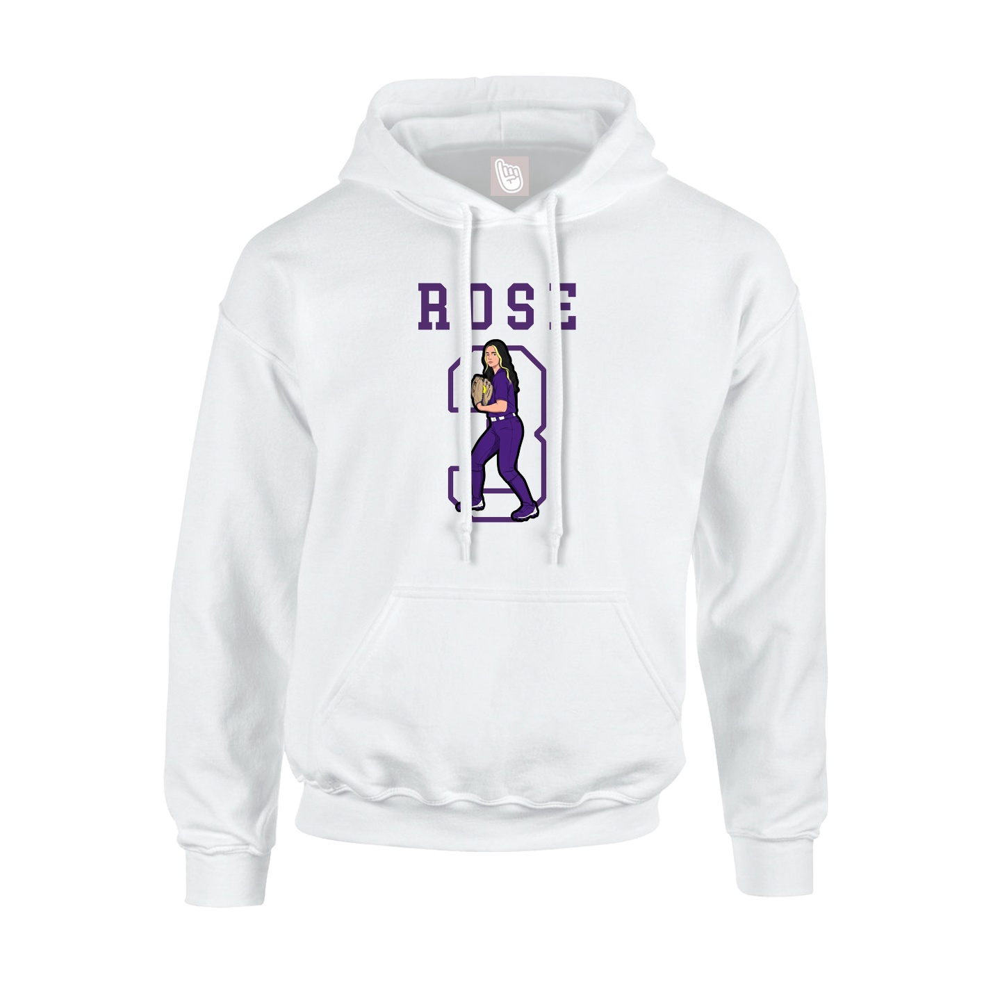 Hoodie — Shirsey in White