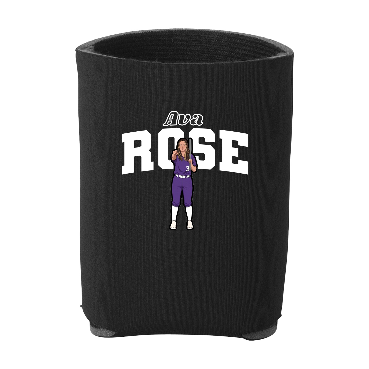 Can Holder — Name Arch in Black