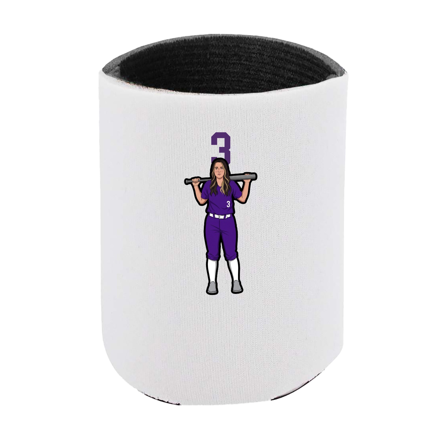 Can Holder — Number Top in White