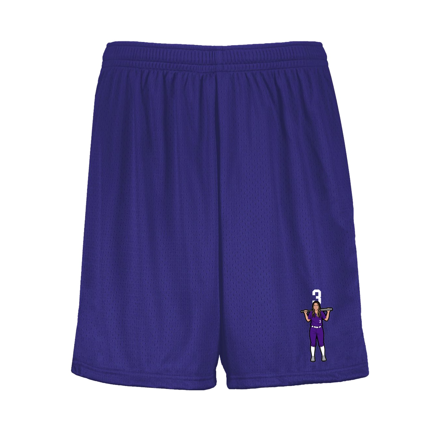Shorts — Number Top in Purple