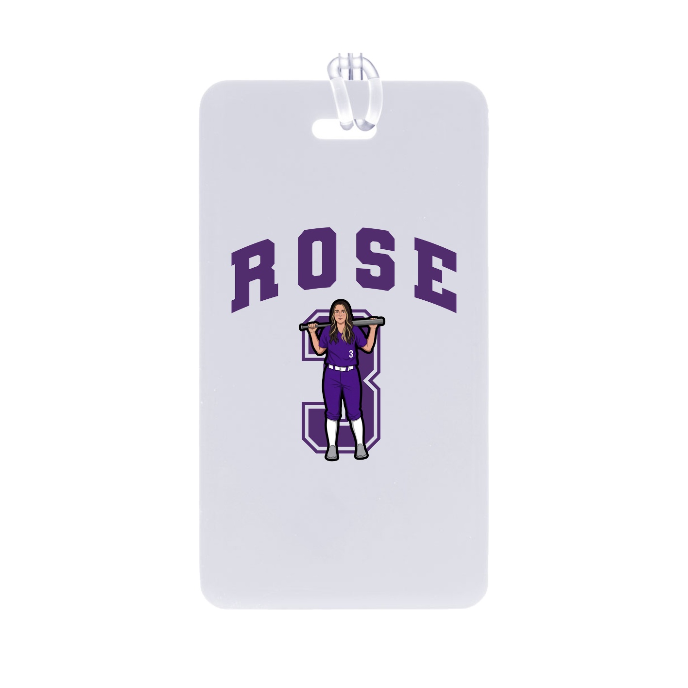 Bag Tag — Number in Classic