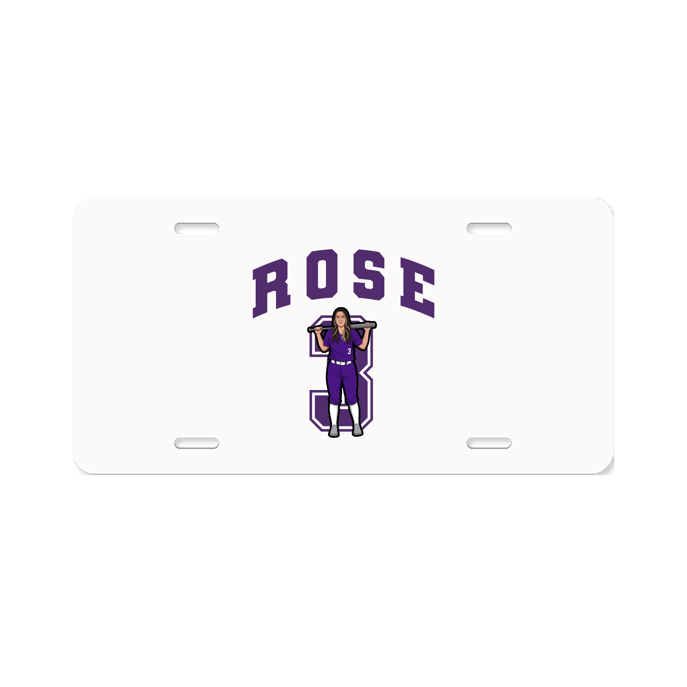 License Plate — Number in Classic