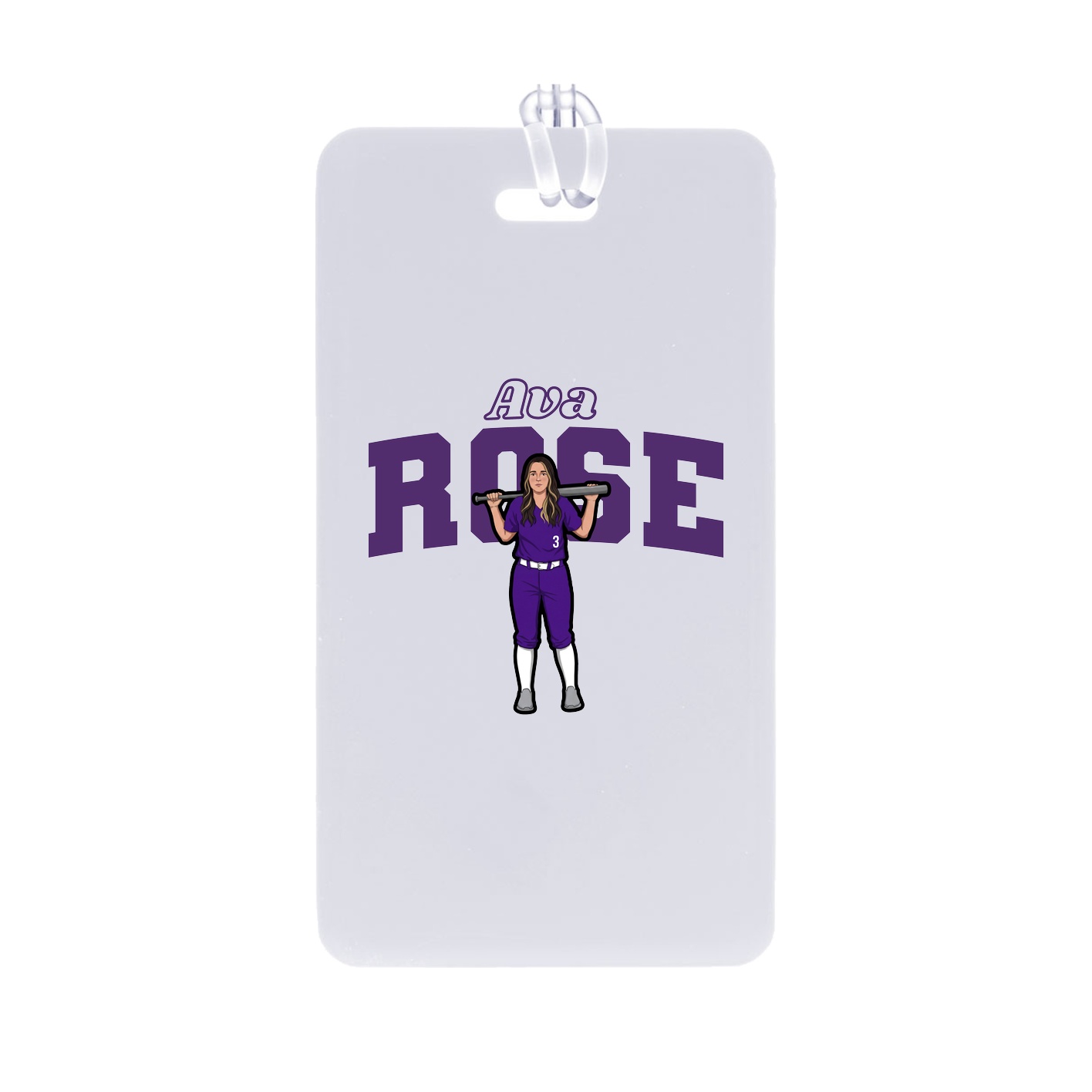Bag Tag — Name Arch in Classic
