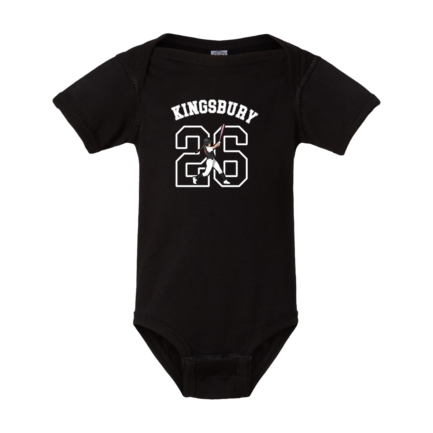 Baby Onesie — Shirsey Arch in Black