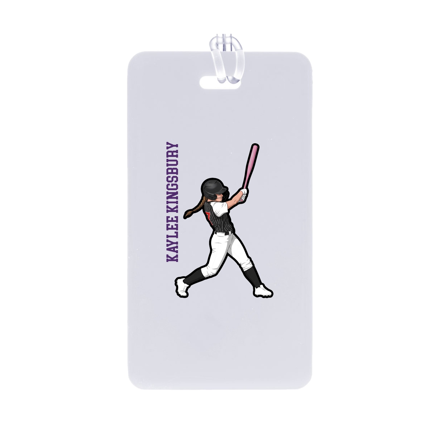 Bag Tag — Name Vertical in Classic