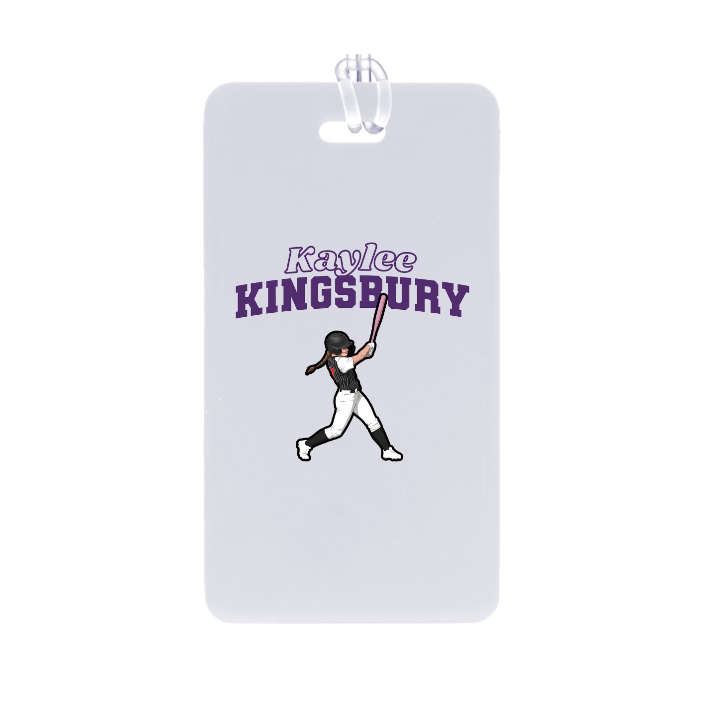 Bag Tag — Name Arch in Classic