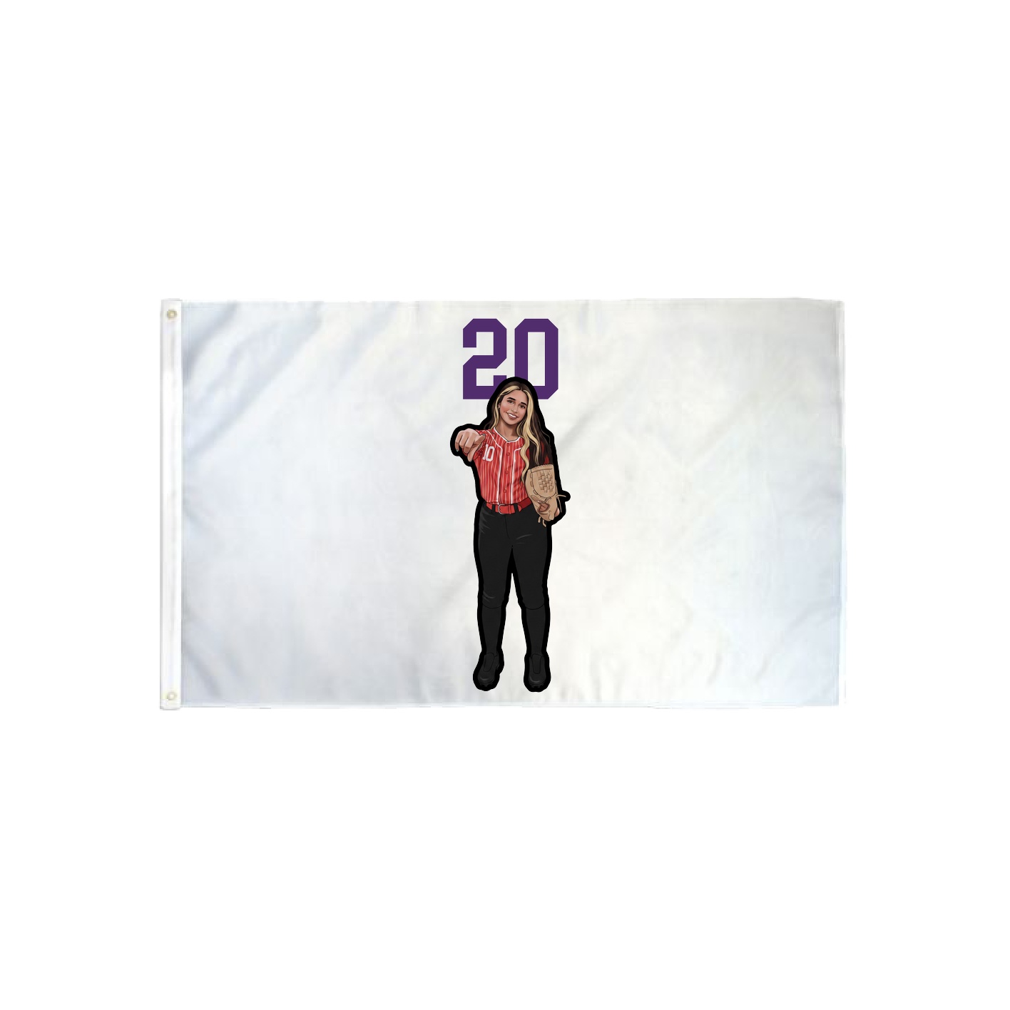 3x5 Flag — Number Top in Classic