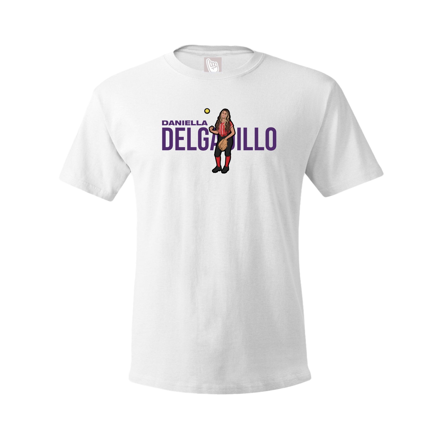 Youth Tee — Player Name in White